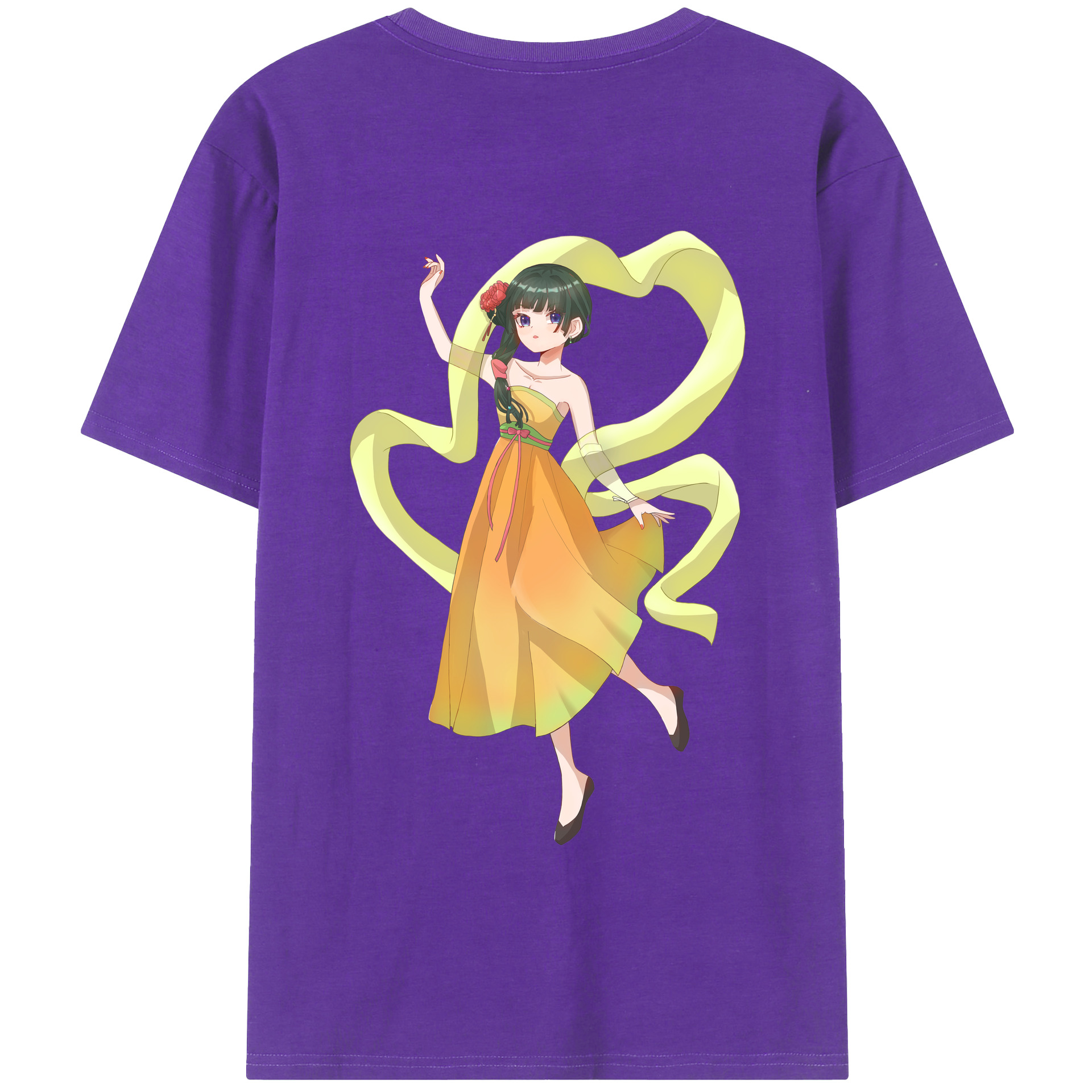 （画像用） 薬屋のひとりごと The Apothecary Diaries 綿100％半袖Tシャツ（背面プリント）
