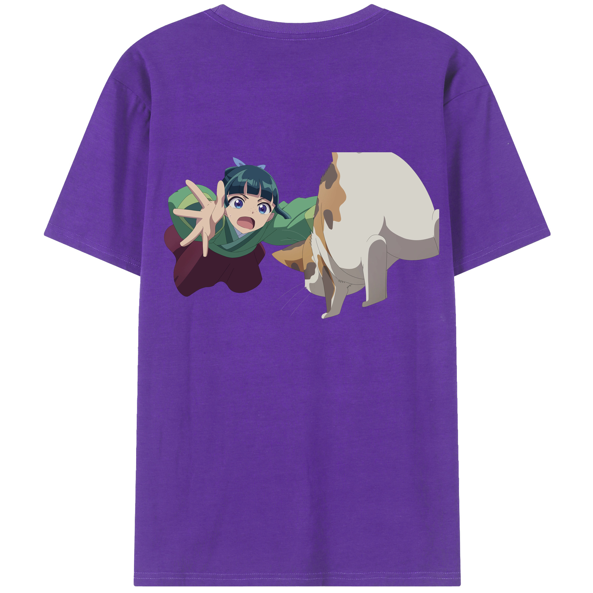 （画像用） 薬屋のひとりごと The Apothecary Diaries 綿100％半袖Tシャツ（背面プリント）