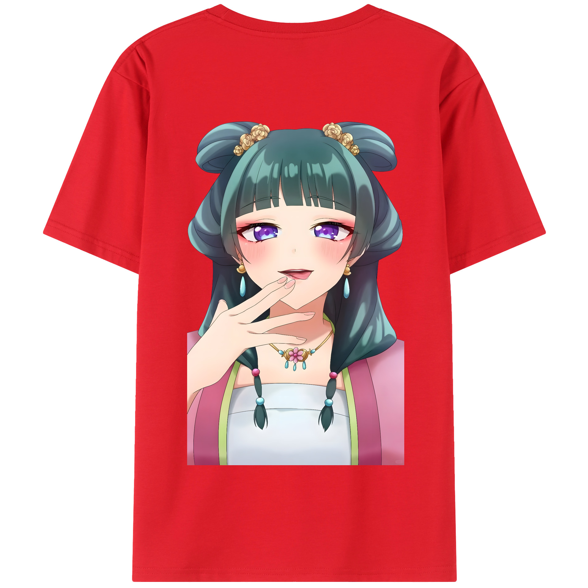 （画像用） 薬屋のひとりごと The Apothecary Diaries 綿100％半袖Tシャツ（背面プリント）