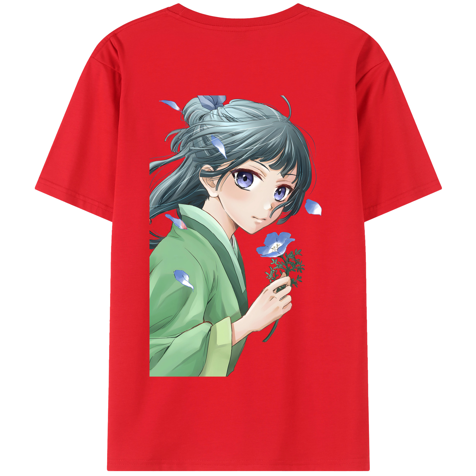 （画像用） 薬屋のひとりごと The Apothecary Diaries 綿100％半袖Tシャツ（背面プリント）