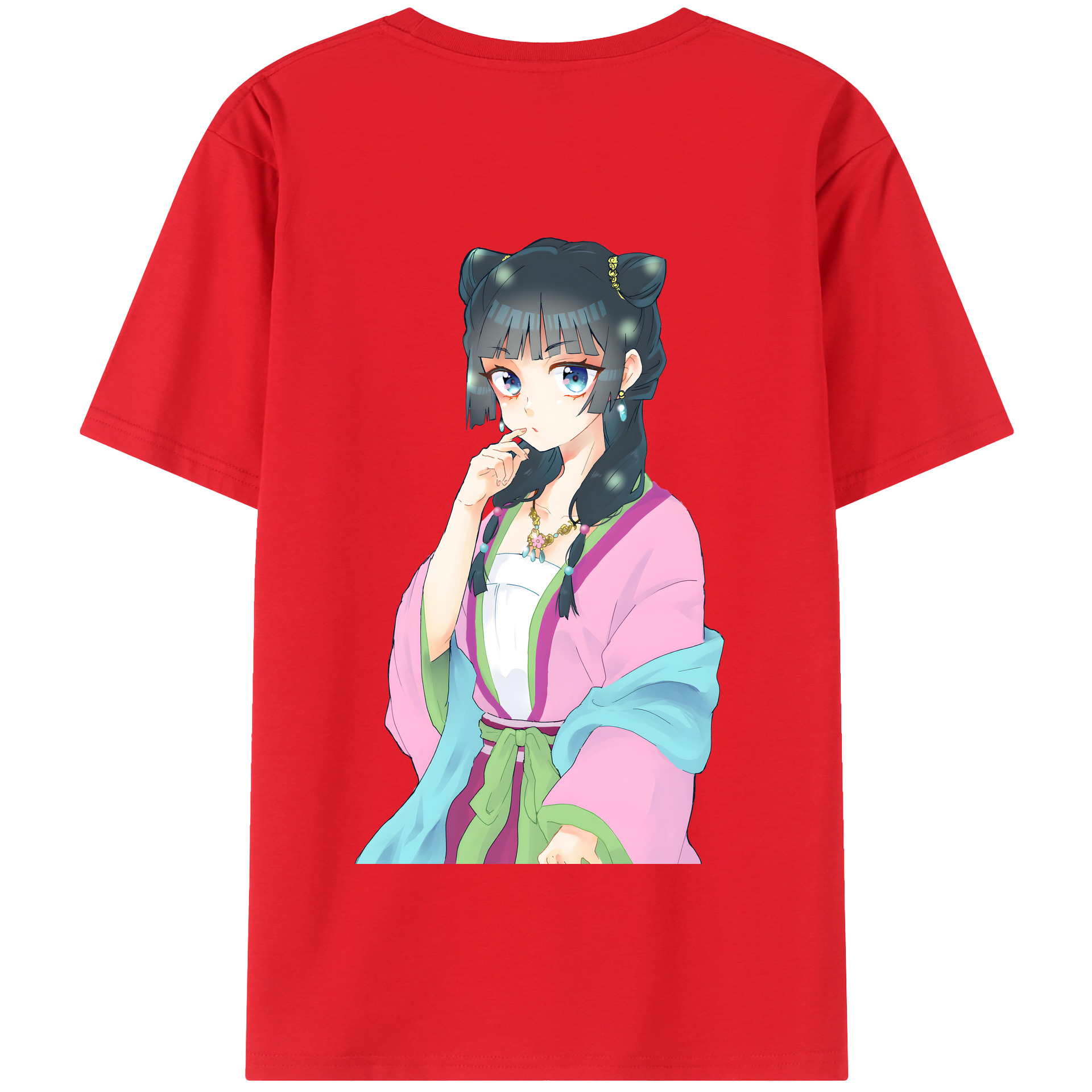 （画像用） 薬屋のひとりごと The Apothecary Diaries 綿100％半袖Tシャツ（背面プリント）