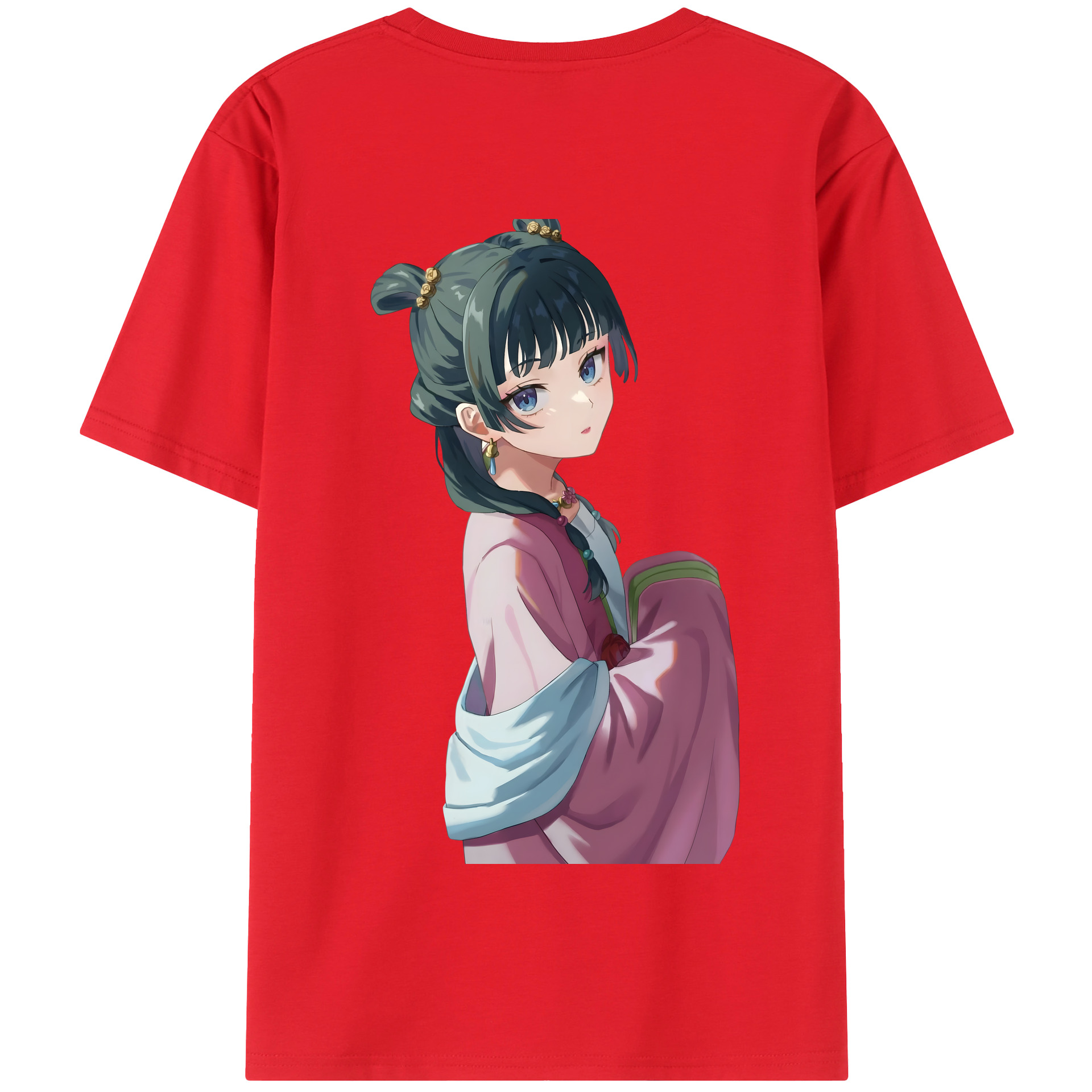 （画像用） 薬屋のひとりごと The Apothecary Diaries 綿100％半袖Tシャツ（背面プリント）