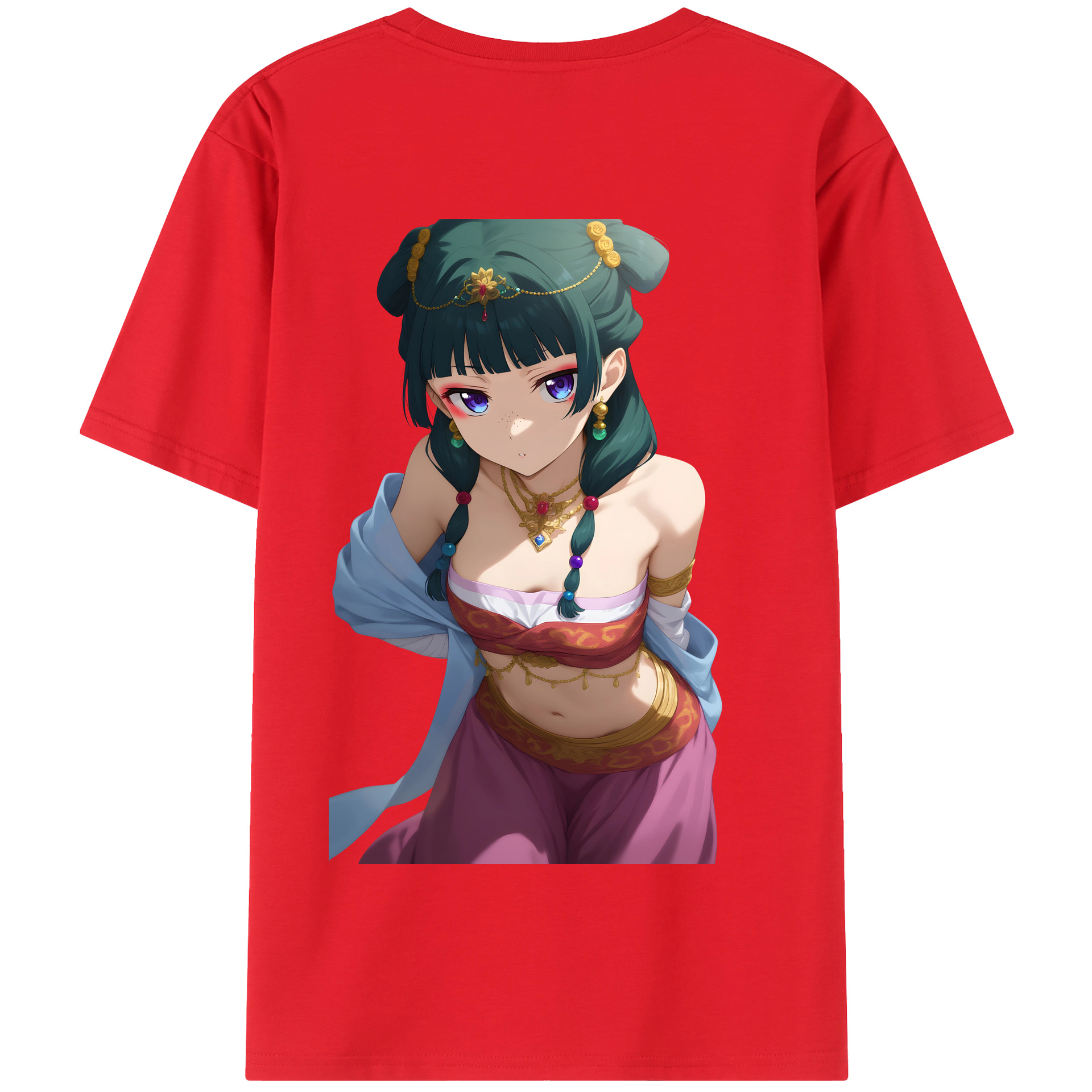 （画像用） 薬屋のひとりごと The Apothecary Diaries 綿100％半袖Tシャツ（背面プリント）
