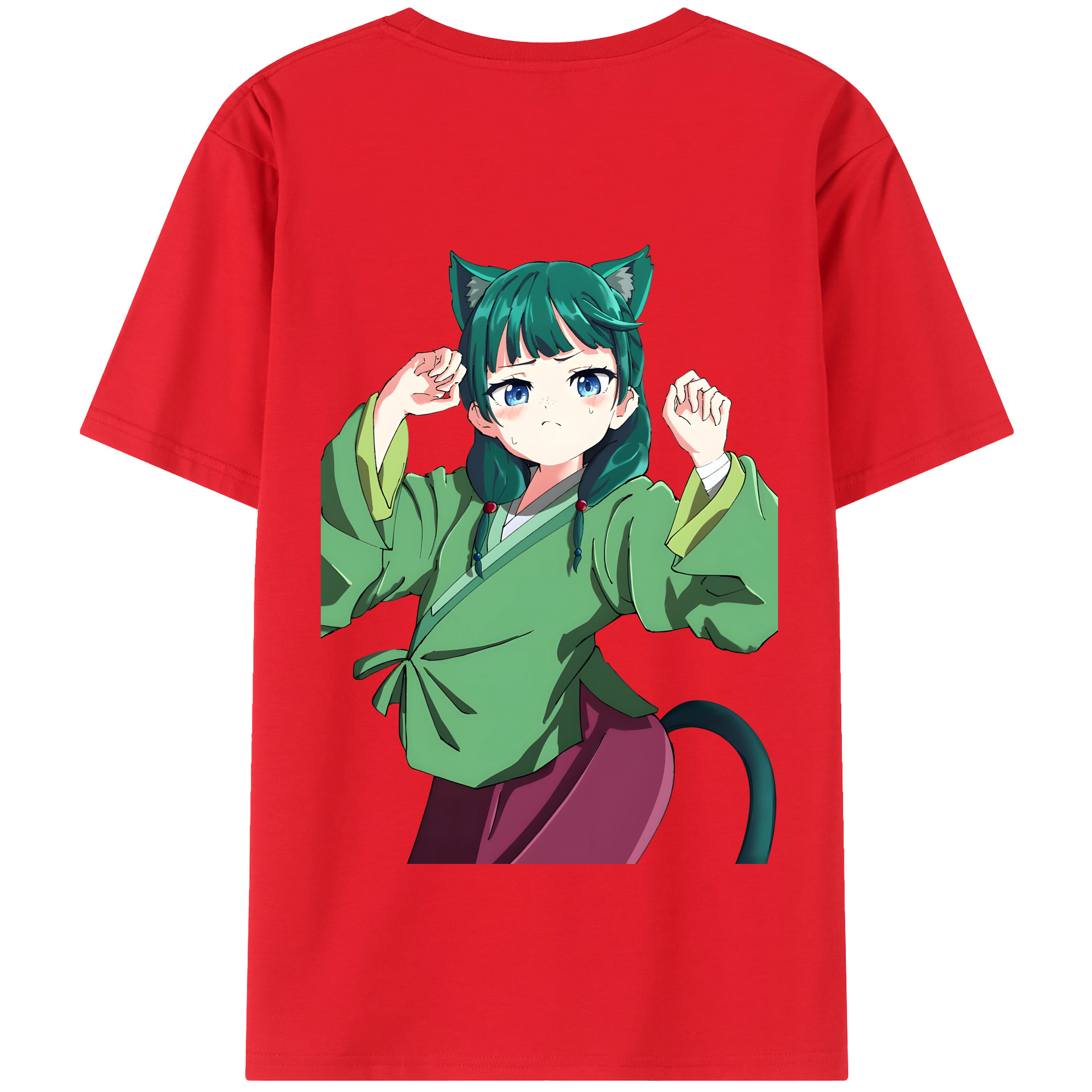 （画像用） 薬屋のひとりごと The Apothecary Diaries 綿100％半袖Tシャツ（背面プリント）