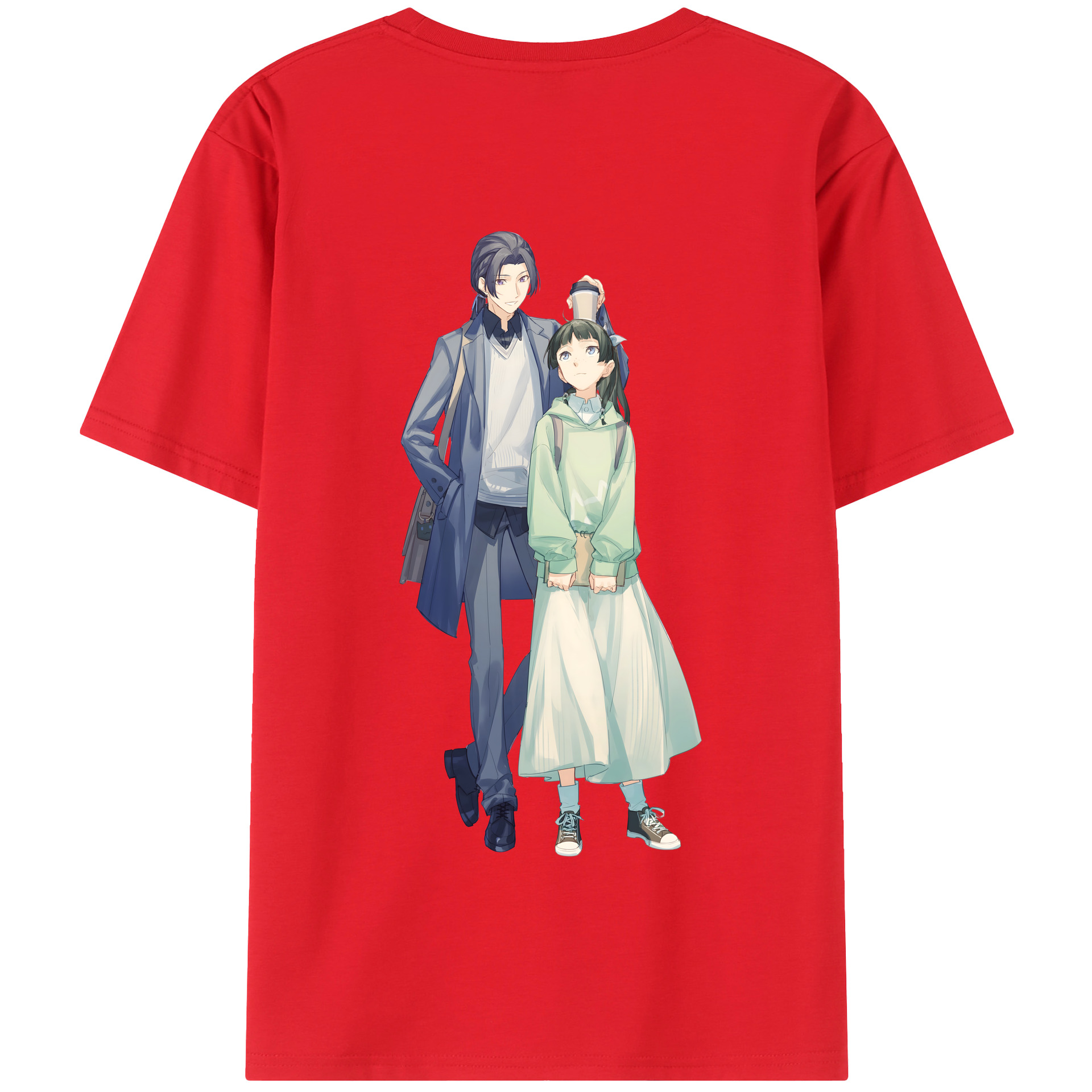 （画像用） 薬屋のひとりごと The Apothecary Diaries 綿100％半袖Tシャツ（背面プリント）