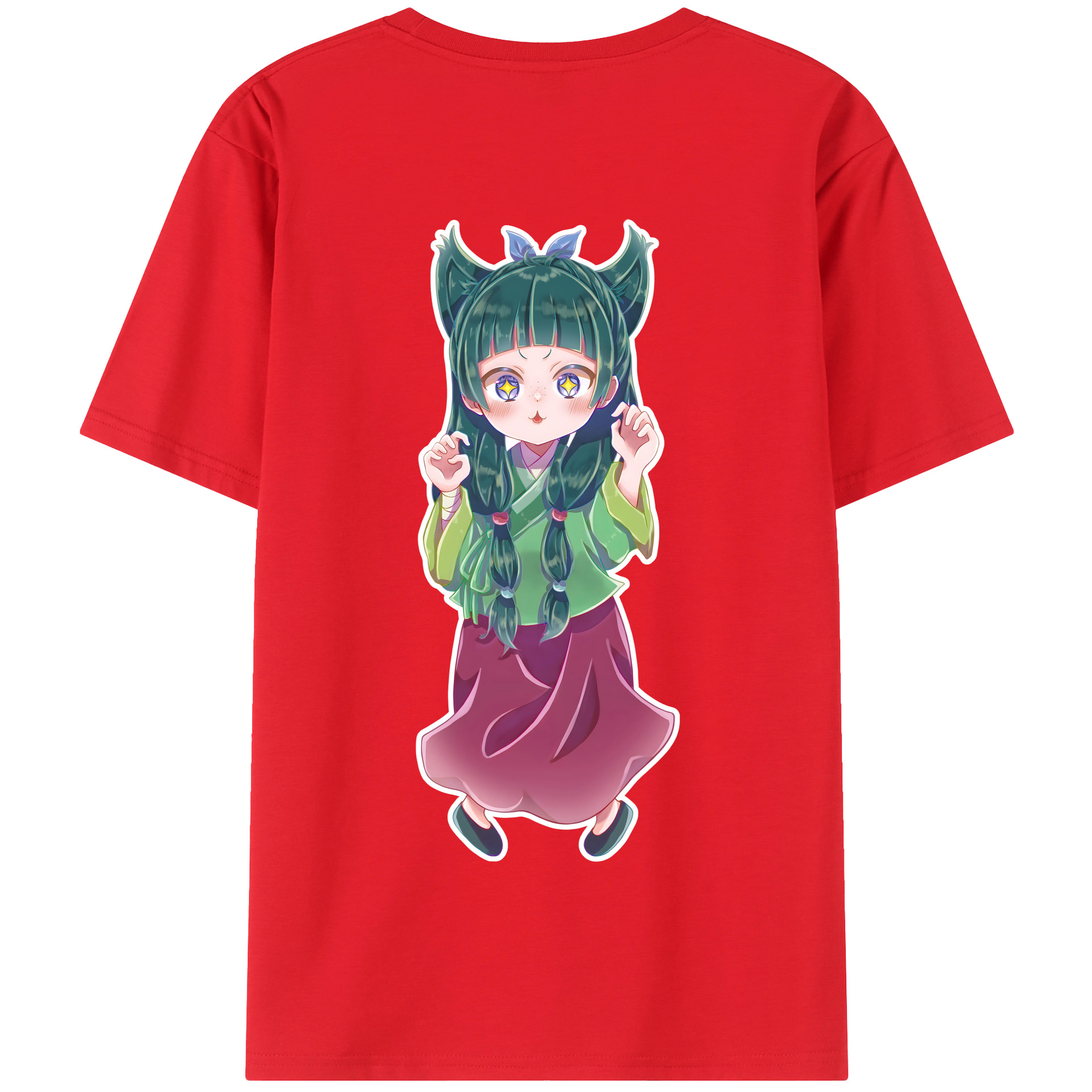 （画像用） 薬屋のひとりごと The Apothecary Diaries 綿100％半袖Tシャツ（背面プリント）