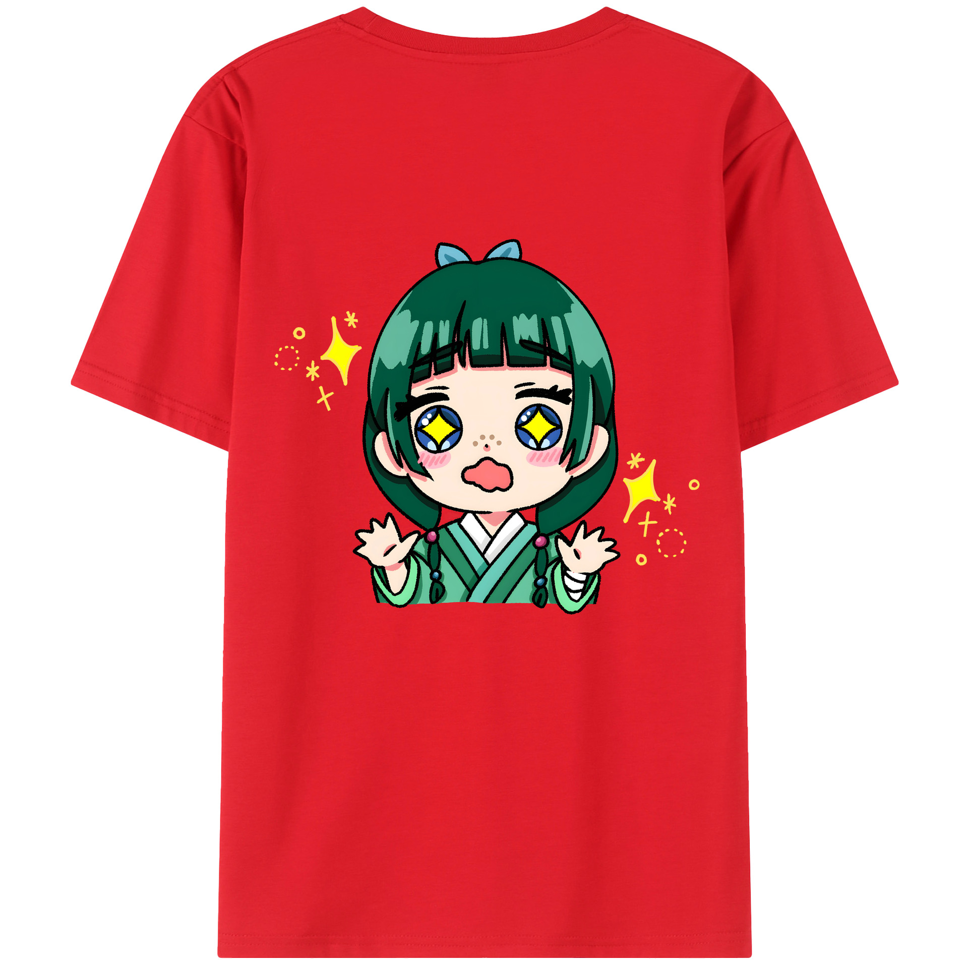 （画像用） 薬屋のひとりごと The Apothecary Diaries 綿100％半袖Tシャツ（背面プリント）