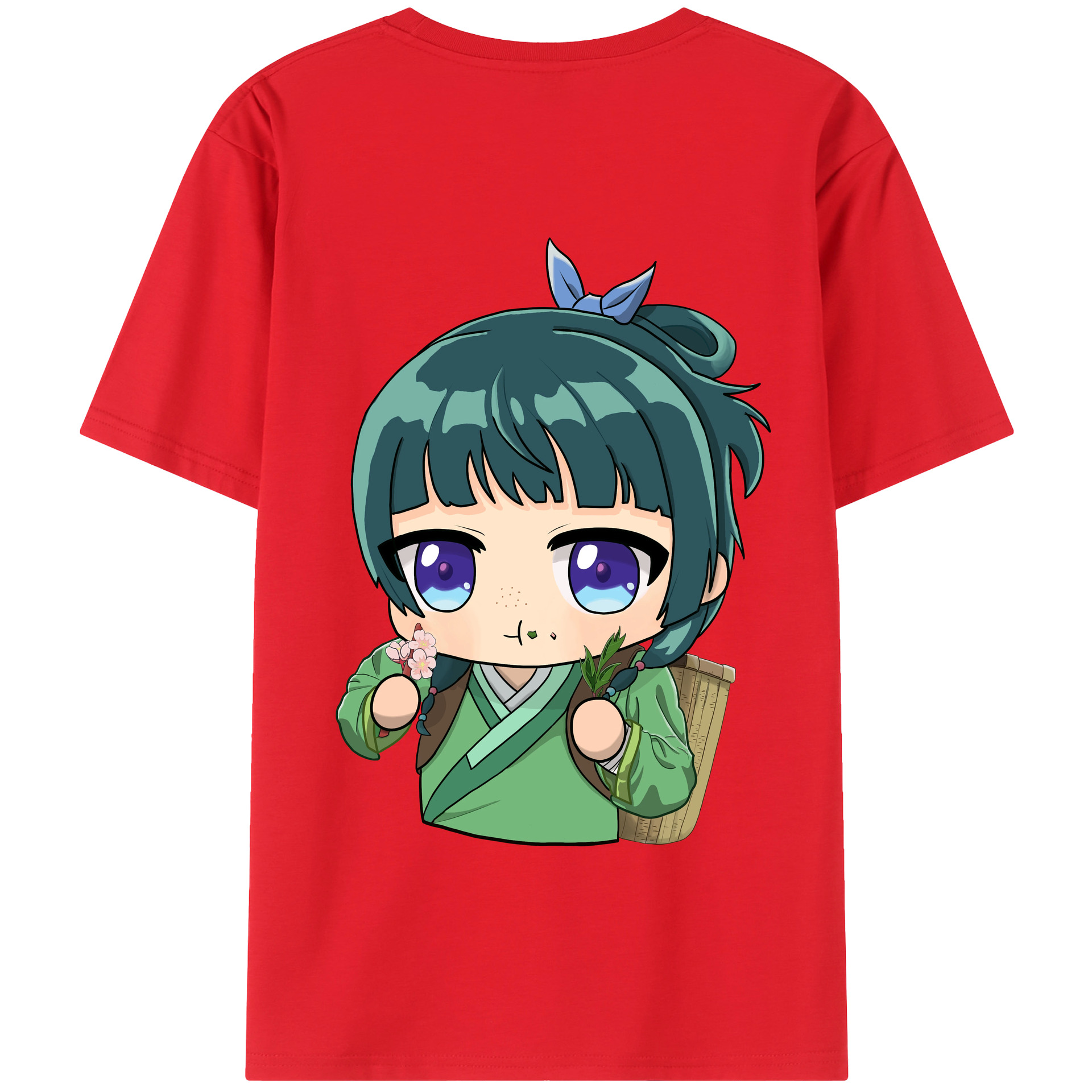 （画像用） 薬屋のひとりごと The Apothecary Diaries 綿100％半袖Tシャツ（背面プリント）