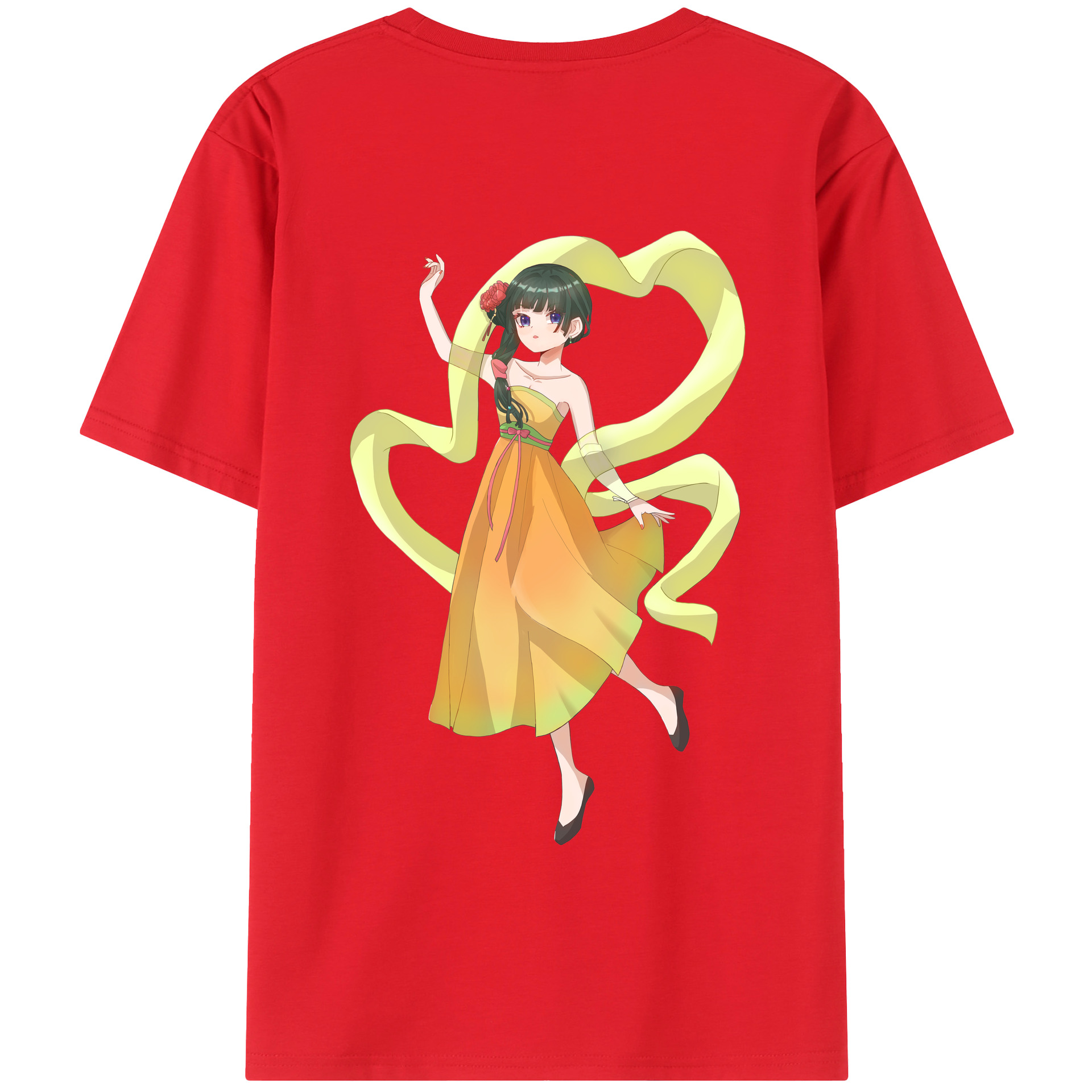 （画像用） 薬屋のひとりごと The Apothecary Diaries 綿100％半袖Tシャツ（背面プリント）