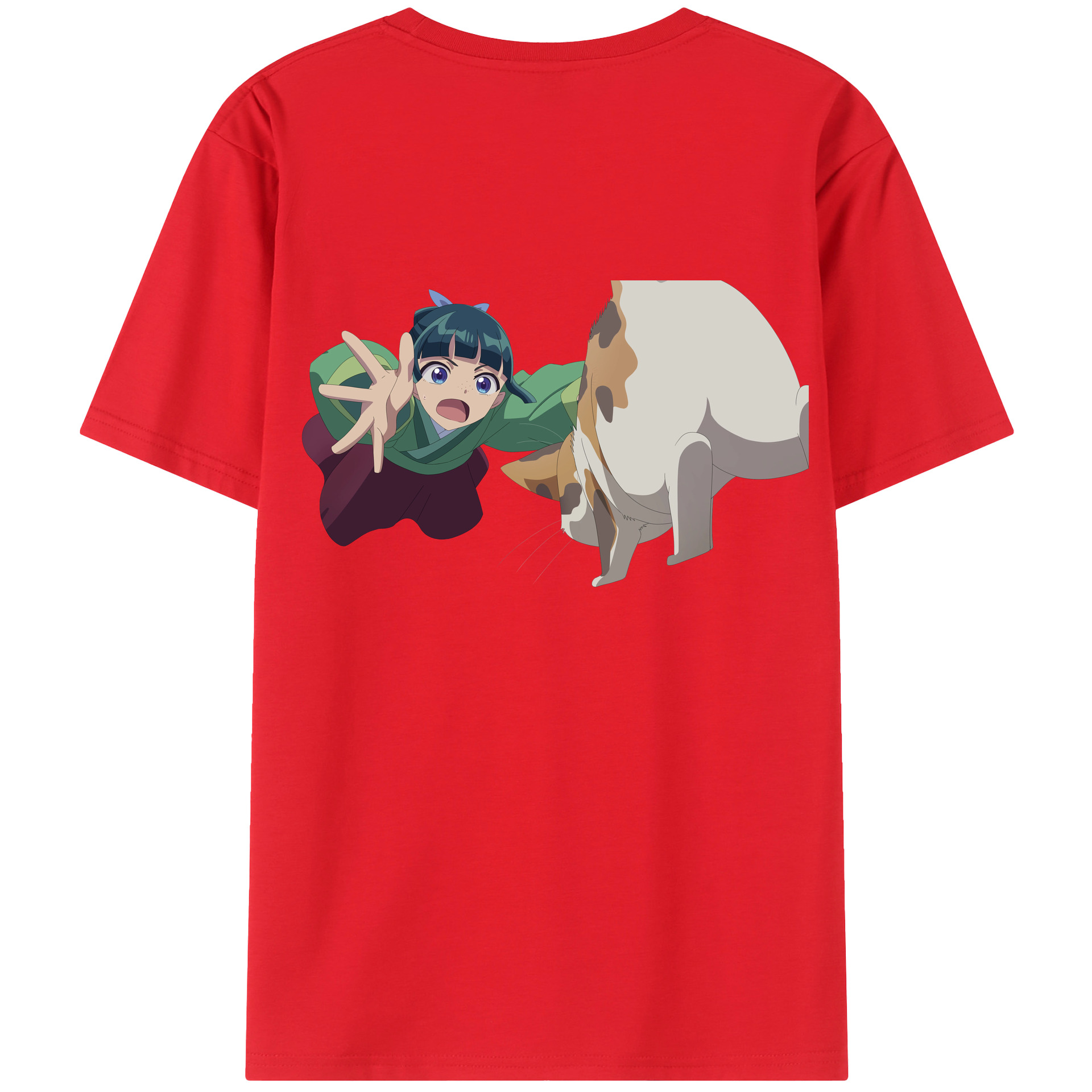 （画像用） 薬屋のひとりごと The Apothecary Diaries 綿100％半袖Tシャツ（背面プリント）
