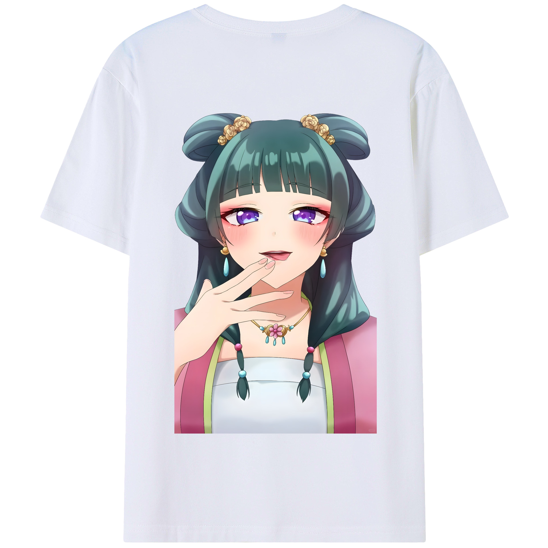 （画像用） 薬屋のひとりごと The Apothecary Diaries 綿100％半袖Tシャツ（背面プリント）