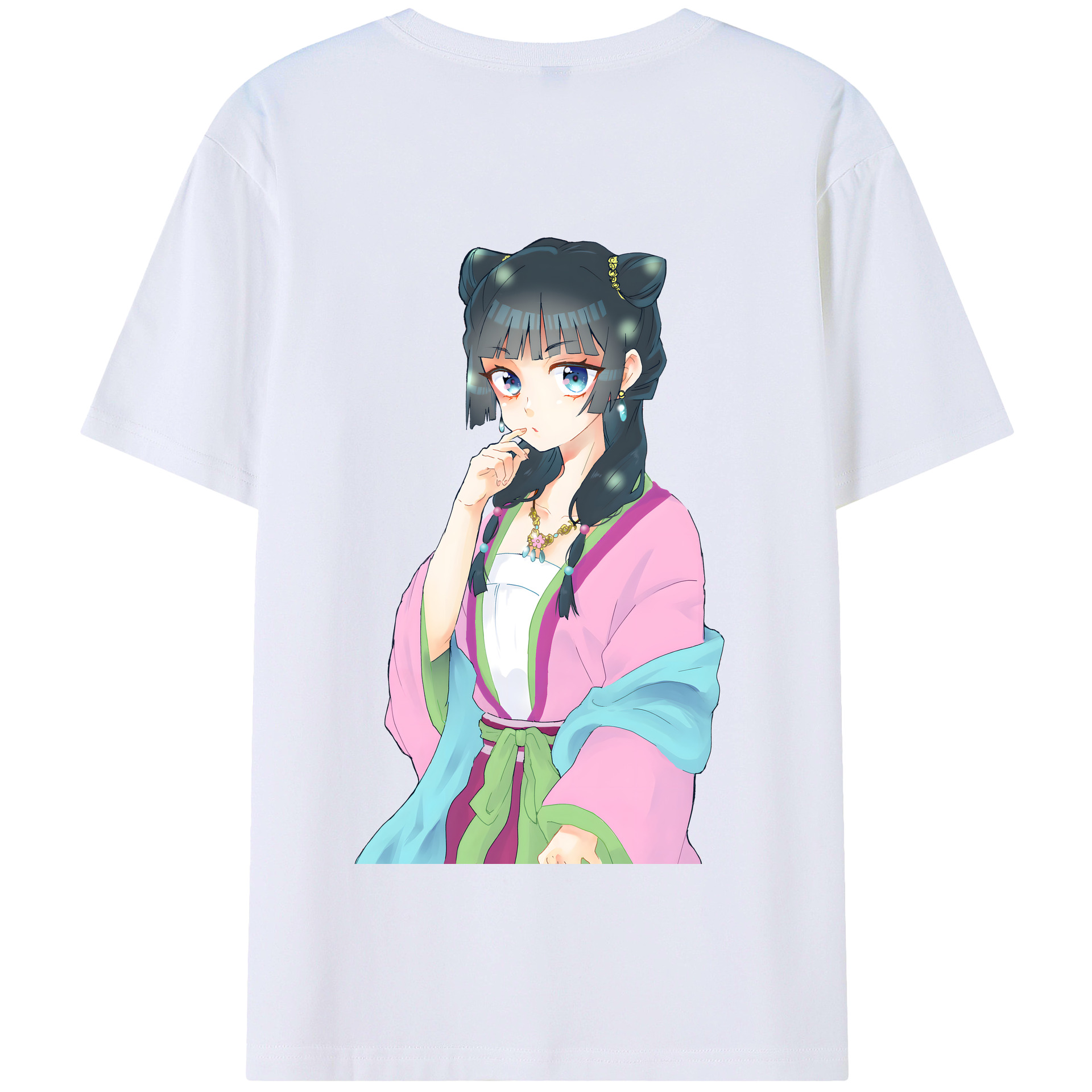 （画像用） 薬屋のひとりごと The Apothecary Diaries 綿100％半袖Tシャツ（背面プリント）