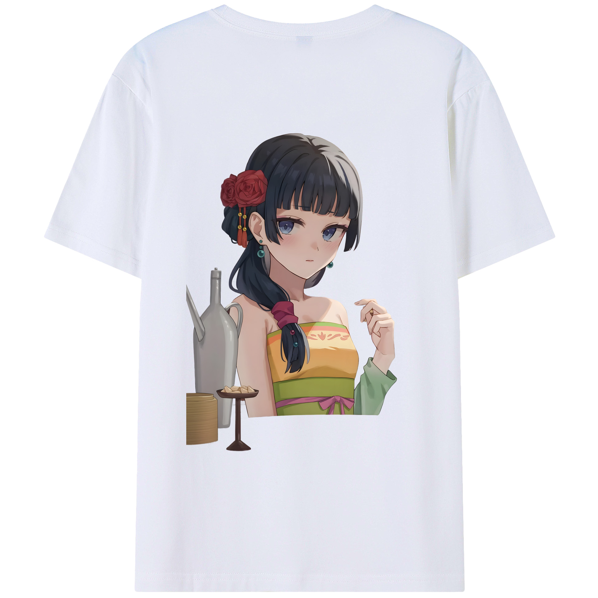 （画像用） 薬屋のひとりごと The Apothecary Diaries 綿100％半袖Tシャツ（背面プリント）