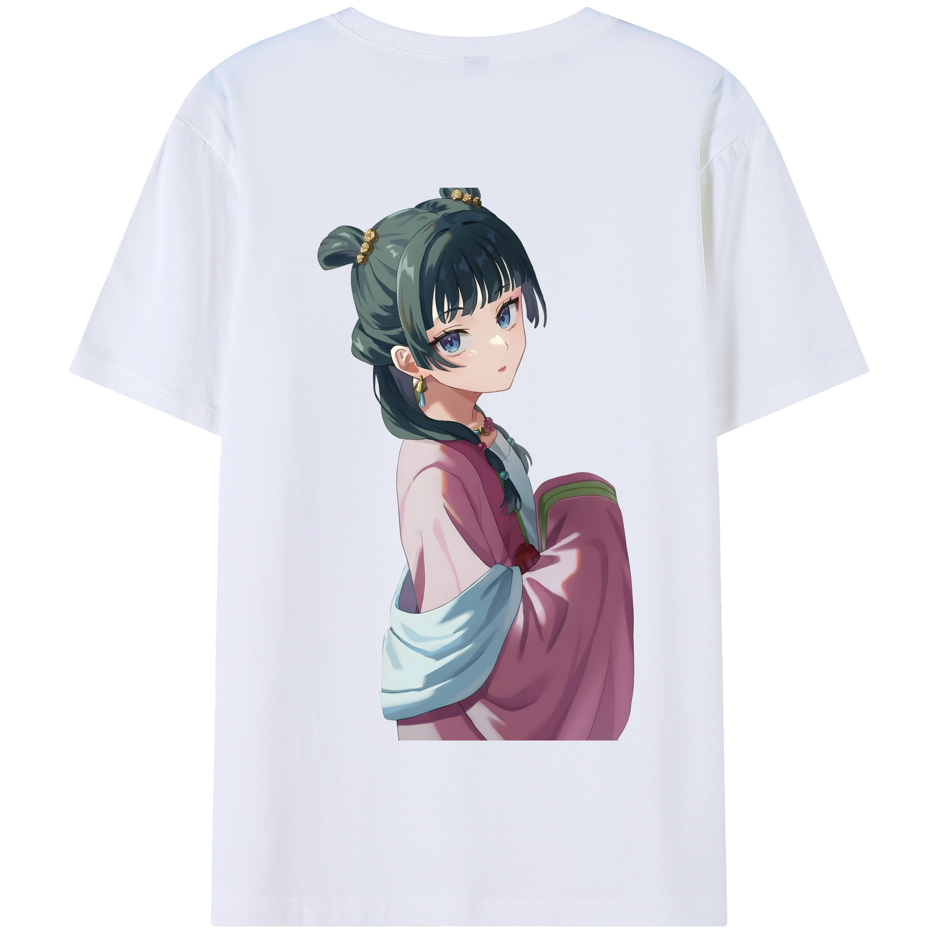 （画像用） 薬屋のひとりごと The Apothecary Diaries 綿100％半袖Tシャツ（背面プリント）