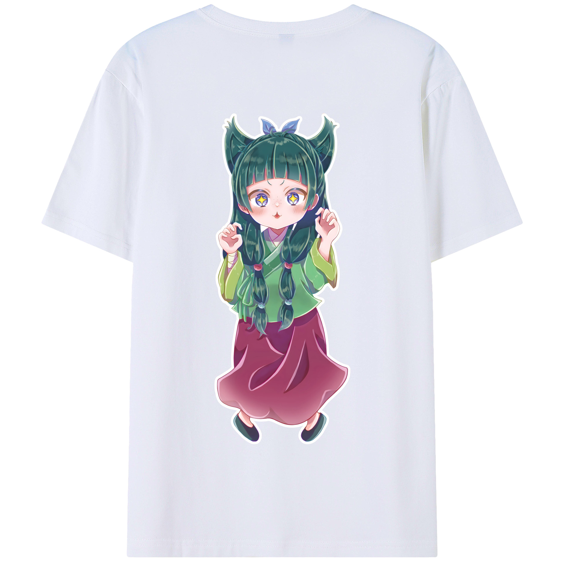 （画像用） 薬屋のひとりごと The Apothecary Diaries 綿100％半袖Tシャツ（背面プリント）