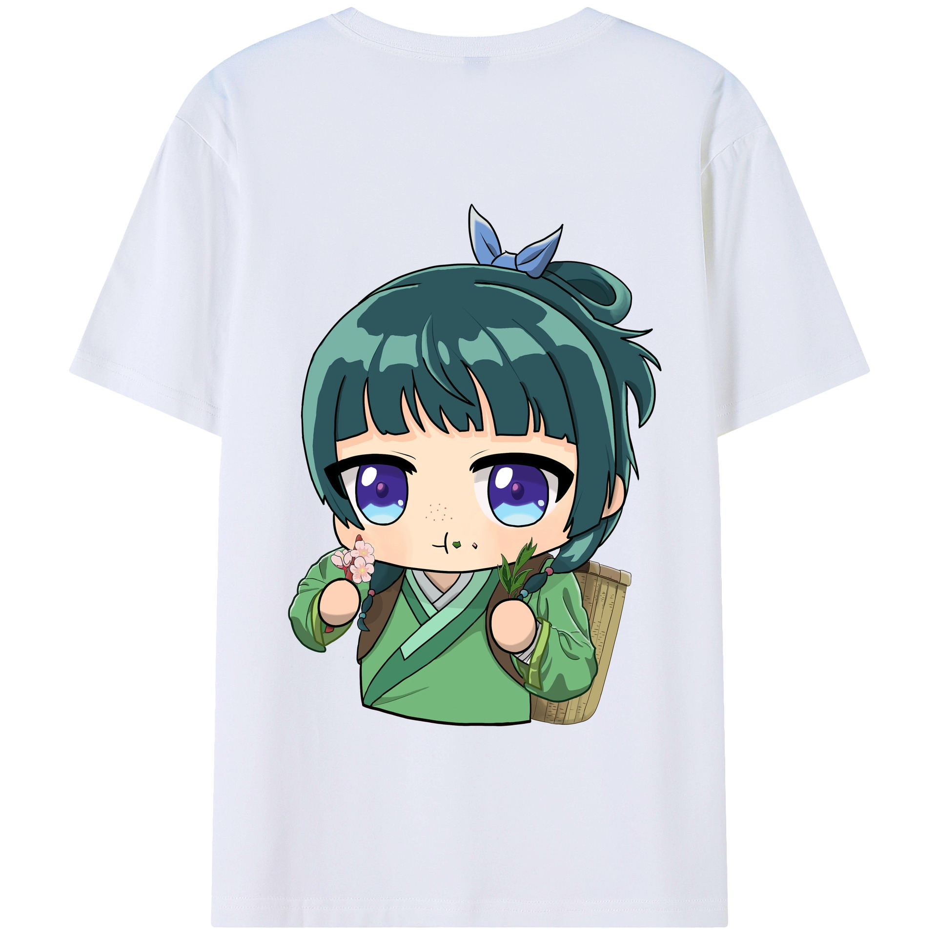 （画像用） 薬屋のひとりごと The Apothecary Diaries 綿100％半袖Tシャツ（背面プリント）