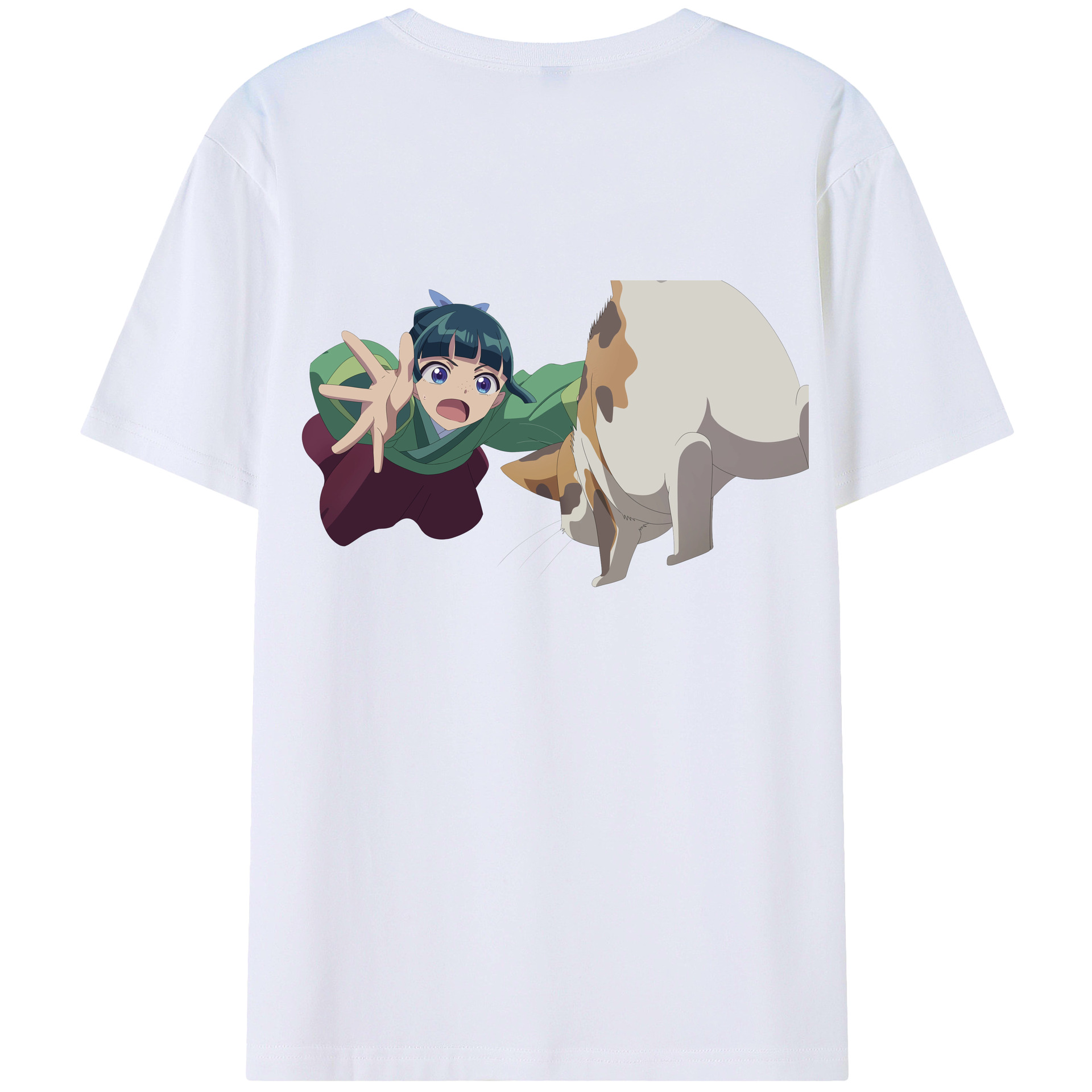 （画像用） 薬屋のひとりごと The Apothecary Diaries 綿100％半袖Tシャツ（背面プリント）