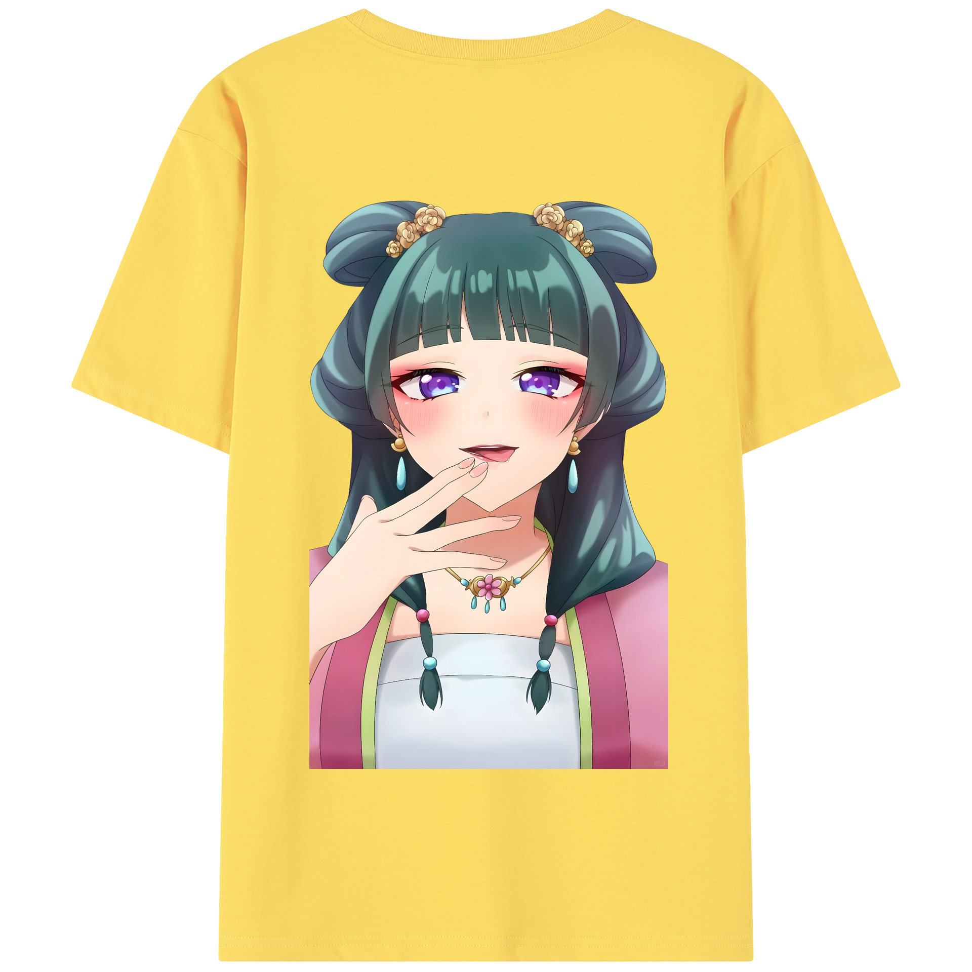 （画像用） 薬屋のひとりごと The Apothecary Diaries 綿100％半袖Tシャツ（背面プリント）