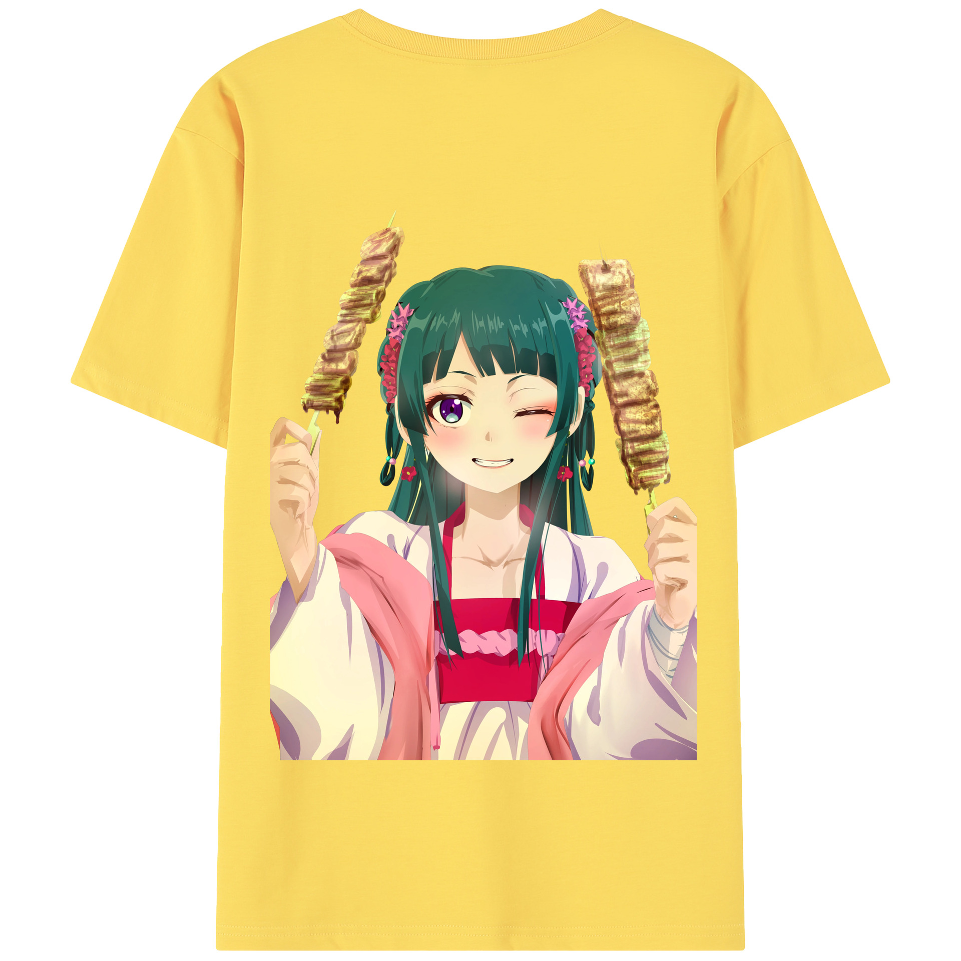 （画像用） 薬屋のひとりごと The Apothecary Diaries 綿100％半袖Tシャツ（背面プリント）