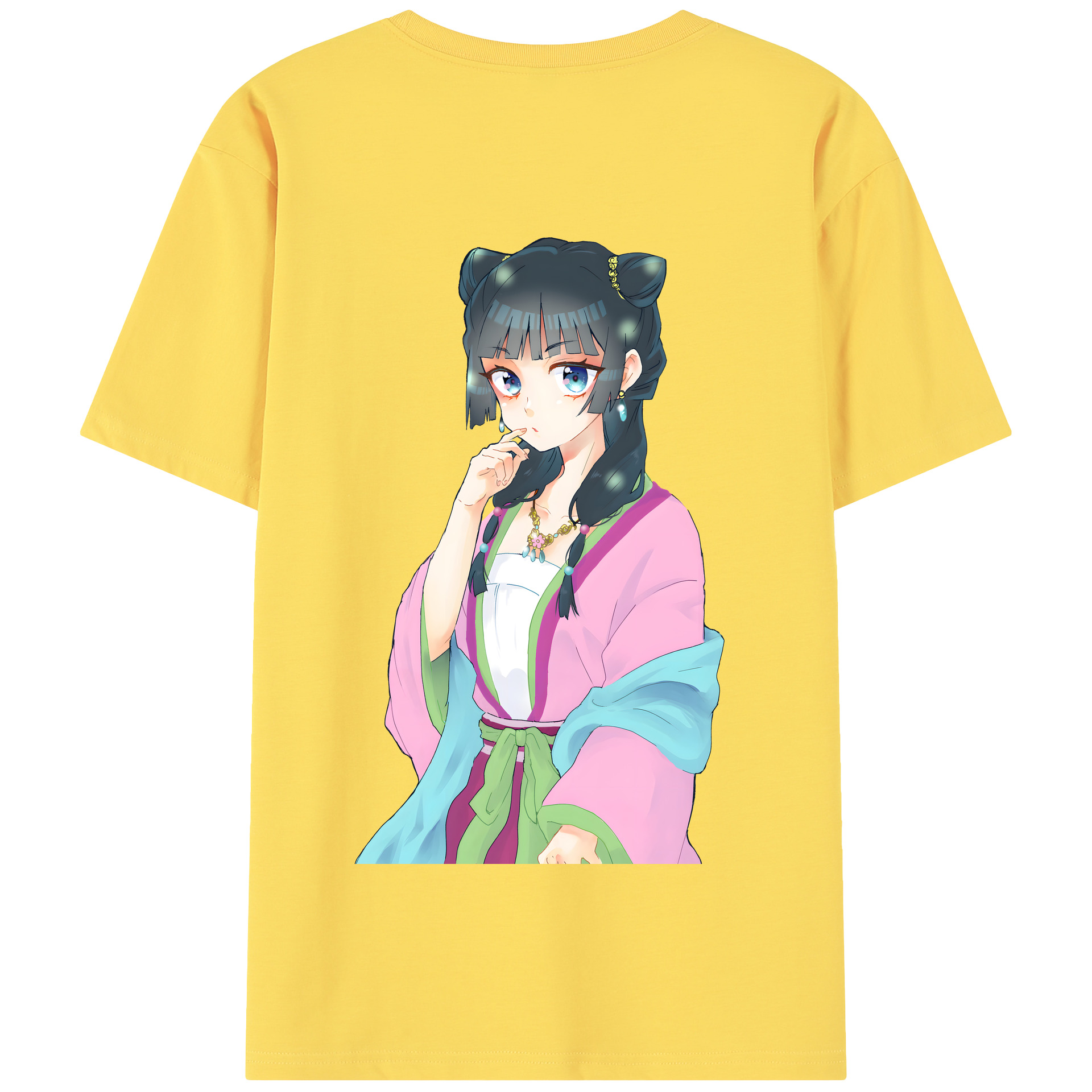 （画像用） 薬屋のひとりごと The Apothecary Diaries 綿100％半袖Tシャツ（背面プリント）
