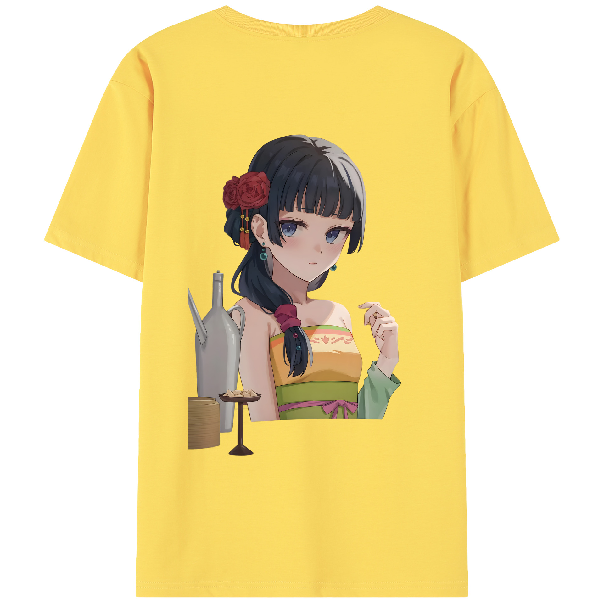 （画像用） 薬屋のひとりごと The Apothecary Diaries 綿100％半袖Tシャツ（背面プリント）