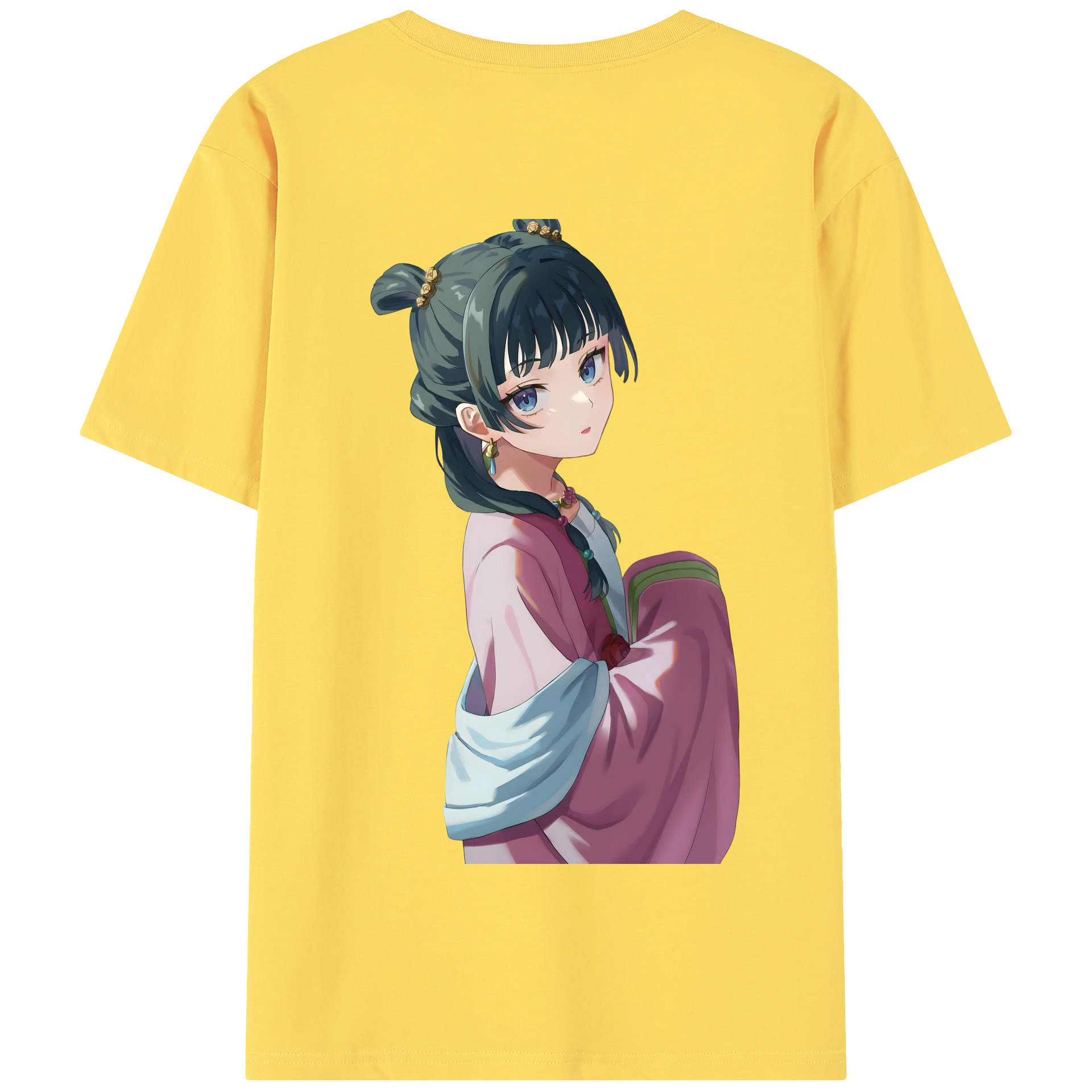 （画像用） 薬屋のひとりごと The Apothecary Diaries 綿100％半袖Tシャツ（背面プリント）