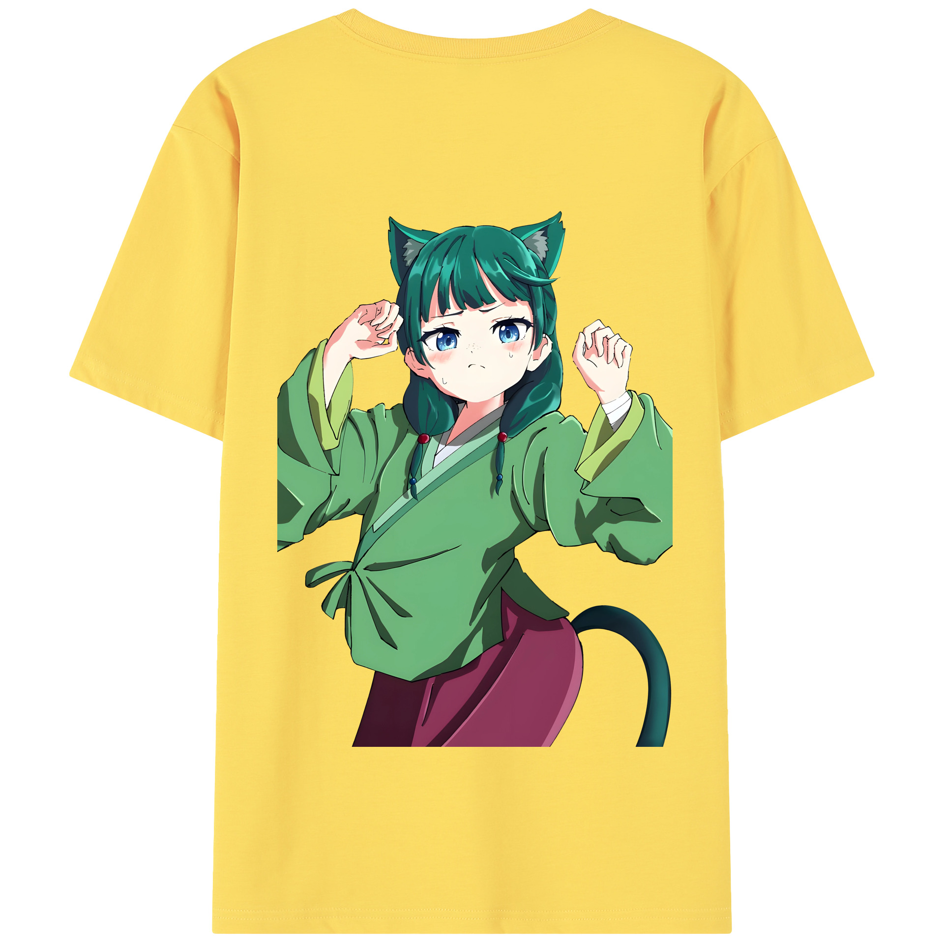 （画像用） 薬屋のひとりごと The Apothecary Diaries 綿100％半袖Tシャツ（背面プリント）