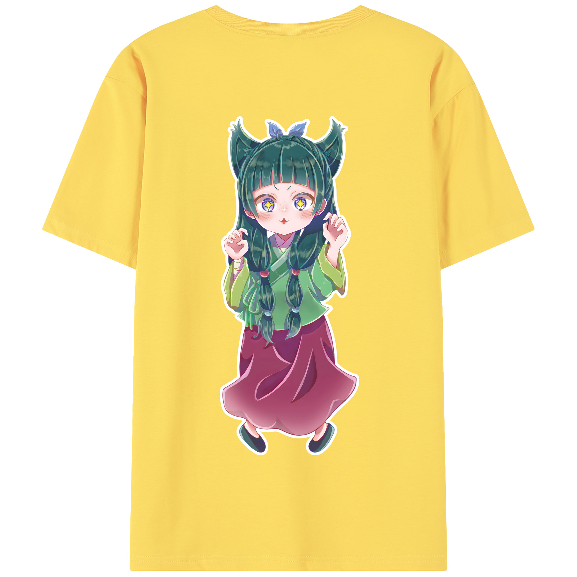 （画像用） 薬屋のひとりごと The Apothecary Diaries 綿100％半袖Tシャツ（背面プリント）