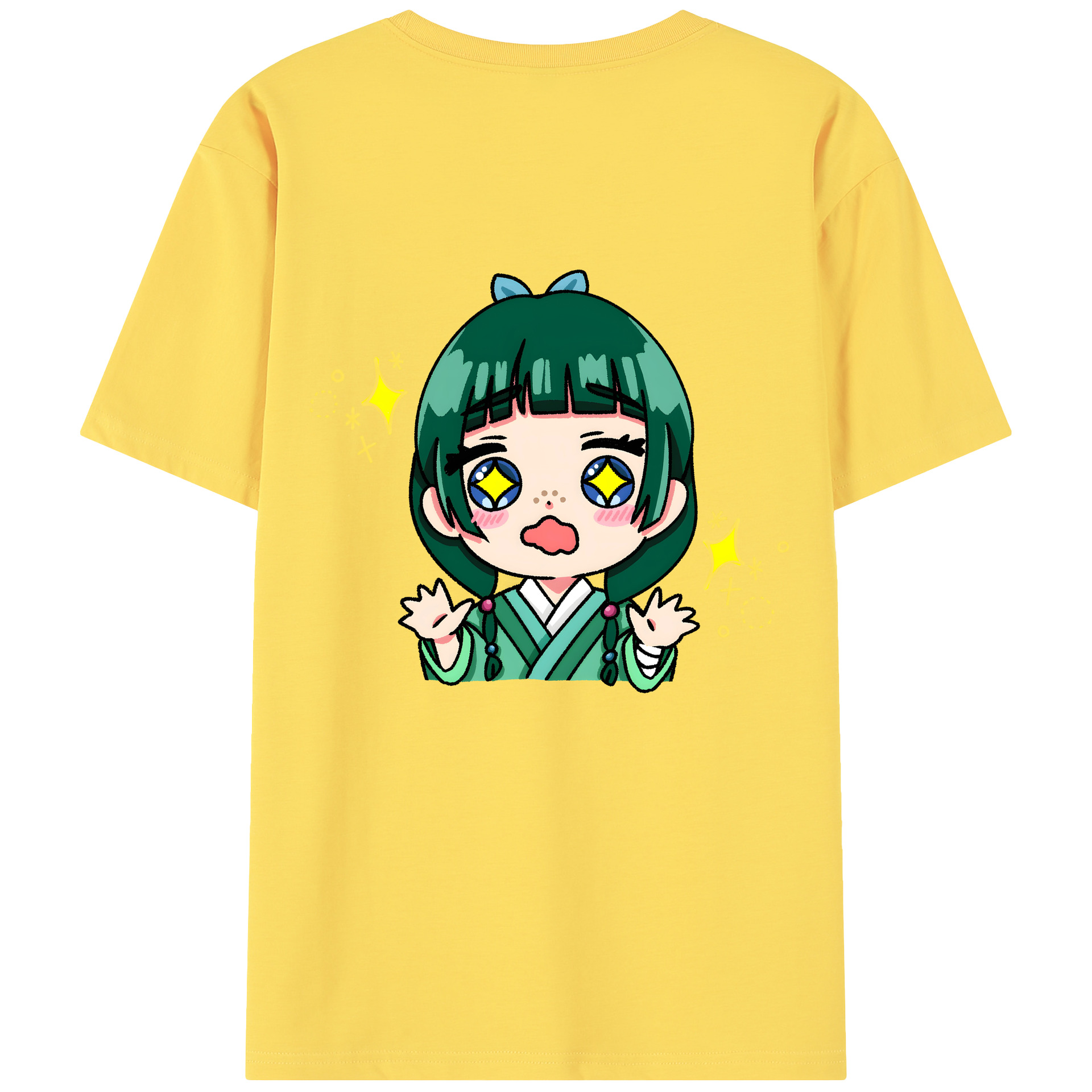 （画像用） 薬屋のひとりごと The Apothecary Diaries 綿100％半袖Tシャツ（背面プリント）