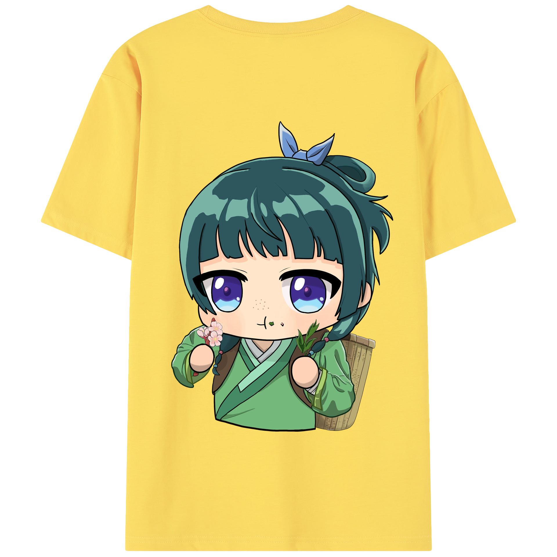 （画像用） 薬屋のひとりごと The Apothecary Diaries 綿100％半袖Tシャツ（背面プリント）