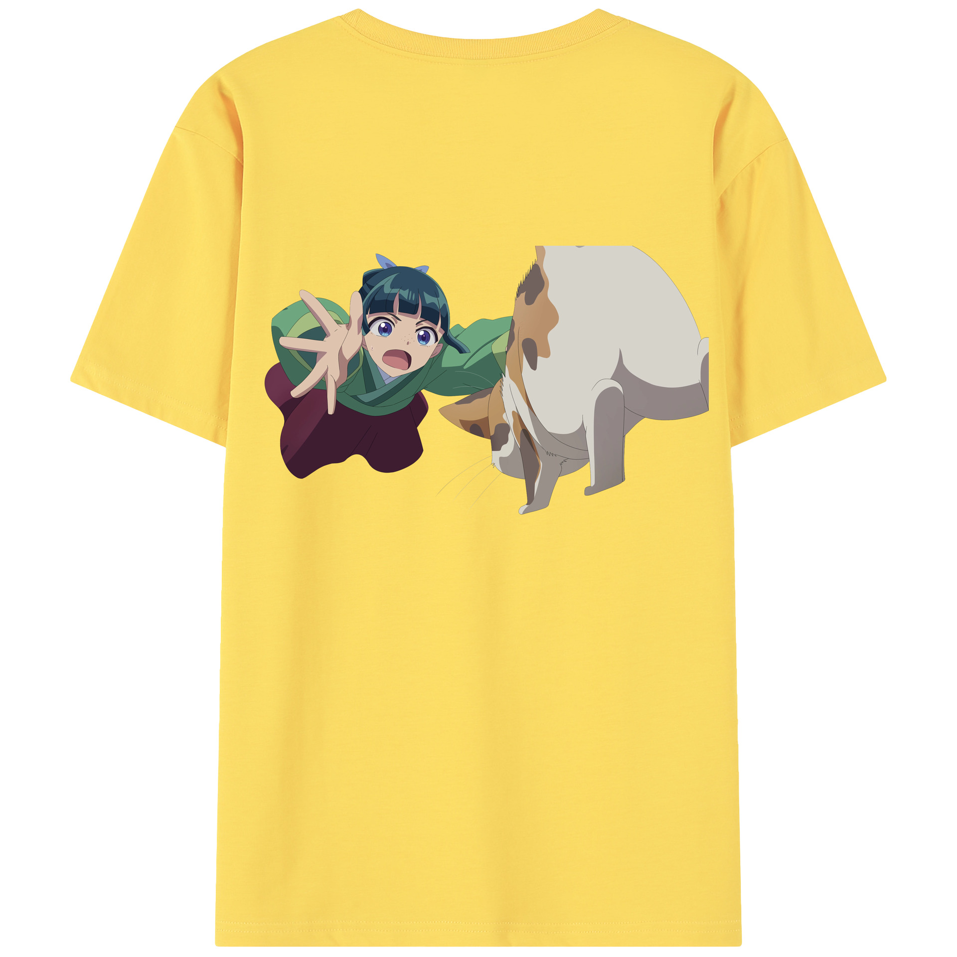 （画像用） 薬屋のひとりごと The Apothecary Diaries 綿100％半袖Tシャツ（背面プリント）