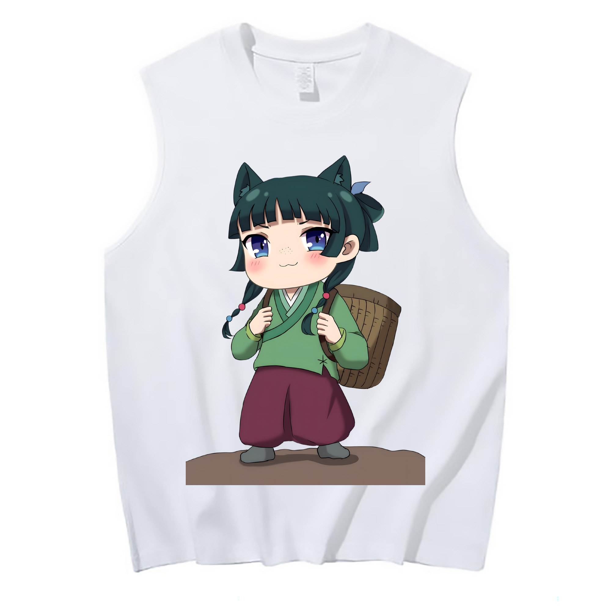 （画像用） 薬屋のひとりごと The Apothecary Diaries コットン100％タンクトップ（フロントプリント）
