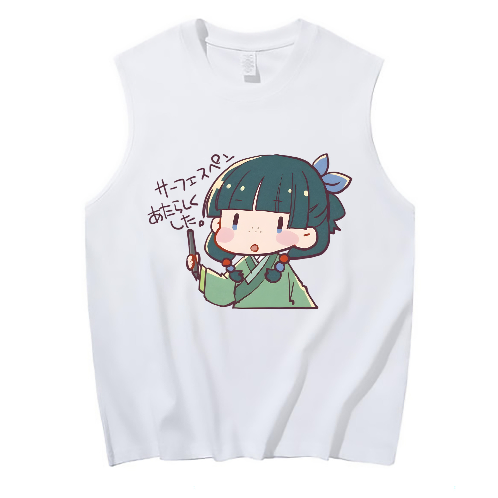 （画像用） 薬屋のひとりごと The Apothecary Diaries コットン100％タンクトップ（フロントプリント）