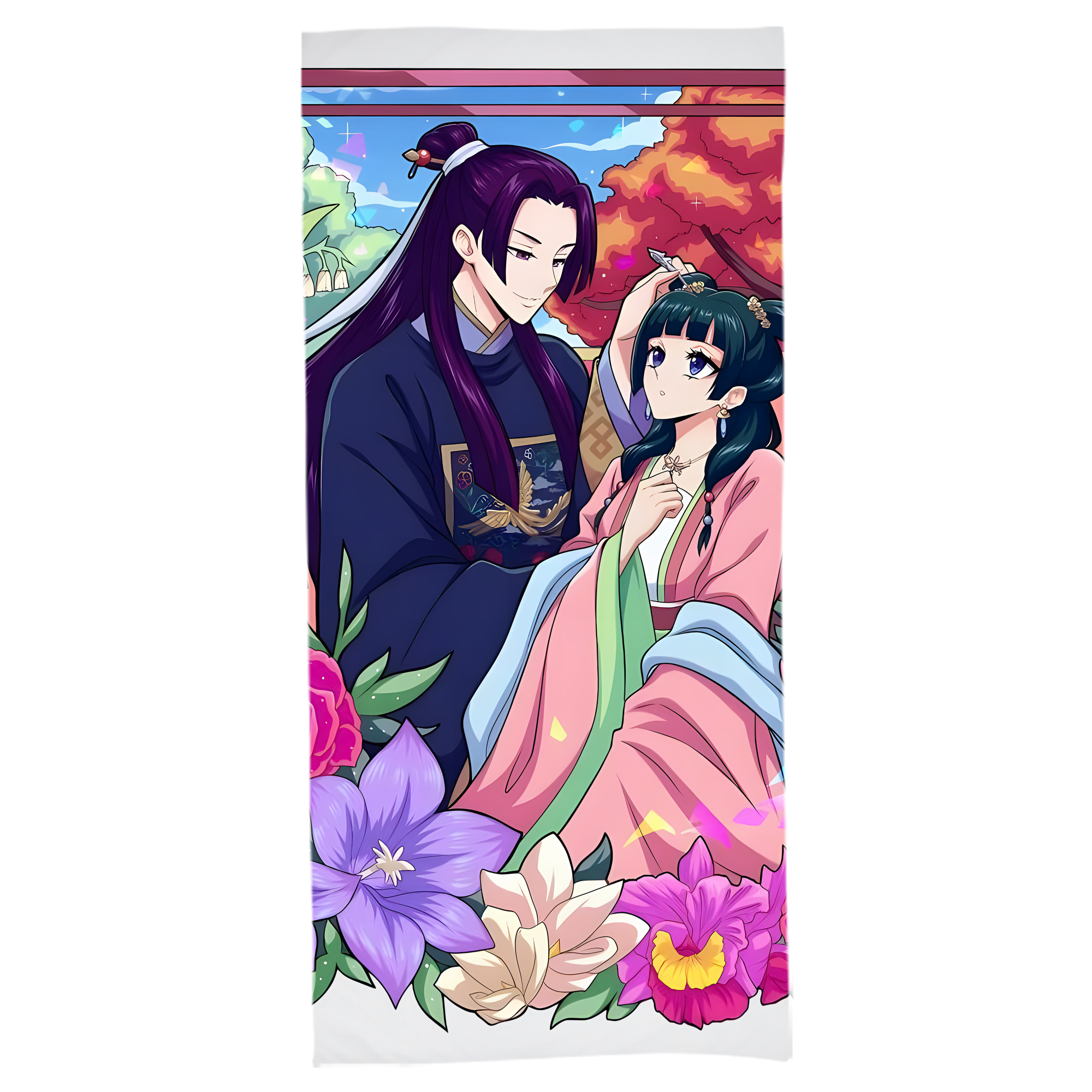 （画像用） 薬屋のひとりごと The Apothecary Diaries 大判バスタオル 70×140cm 吸水速乾 柔らかい肌触り