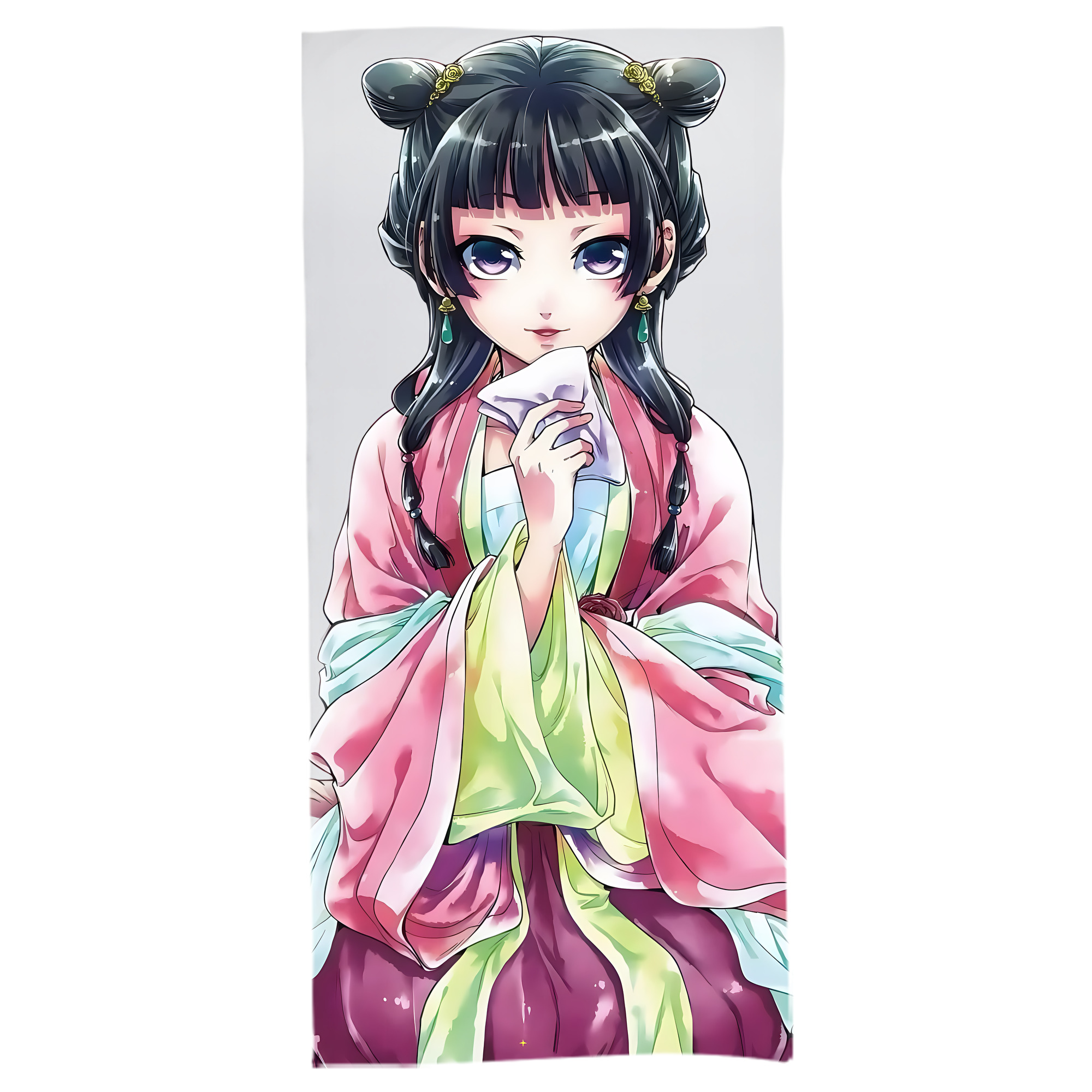 （画像用） 薬屋のひとりごと The Apothecary Diaries 大判バスタオル 70×140cm 吸水速乾 柔らかい肌触り