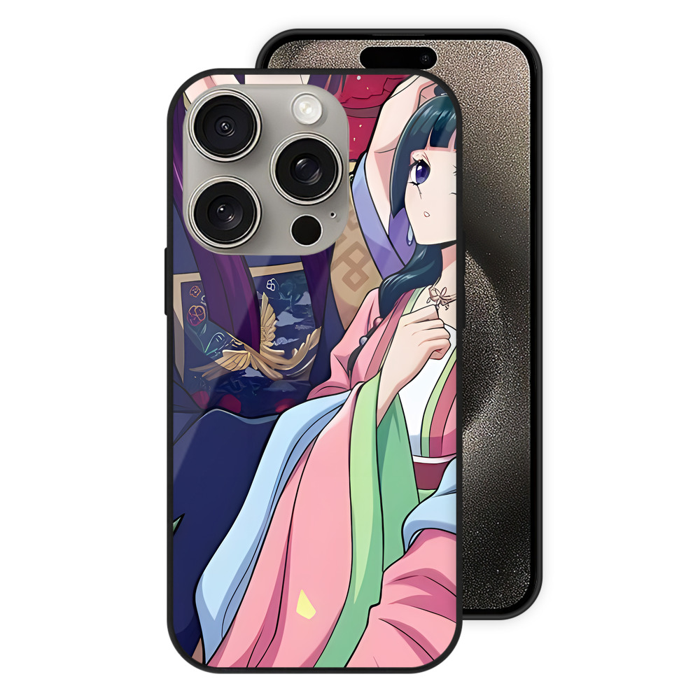 薬屋のひとりごと The Apothecary Diaries 【iPhone15Pro対応】スマホケース 耐衝撃＆黄変防止 背面ガラス