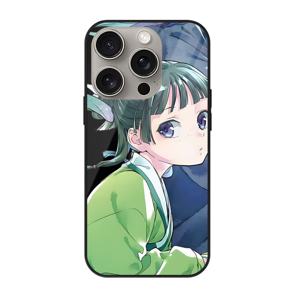 （画像用） 薬屋のひとりごと The Apothecary Diaries 【iPhone15Pro対応】スマホケース 耐衝撃＆黄変防止 背面ガラス
