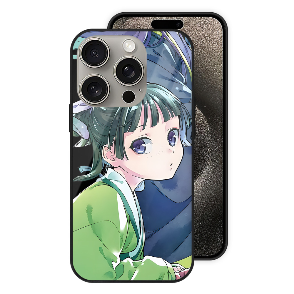 （画像用） 薬屋のひとりごと The Apothecary Diaries 【iPhone15Pro対応】スマホケース 耐衝撃＆黄変防止 背面ガラス