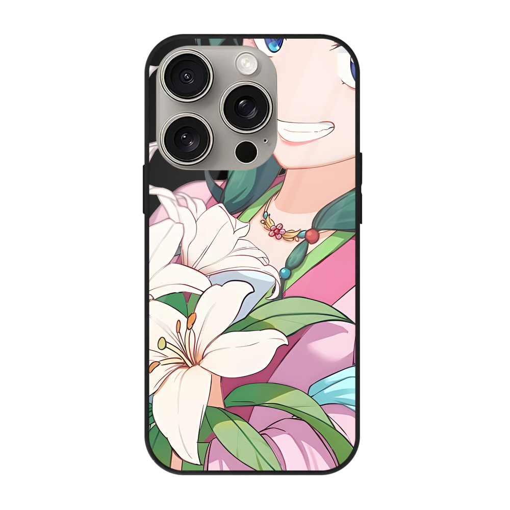 薬屋のひとりごと The Apothecary Diaries 【iPhone15Pro対応】スマホケース 耐衝撃＆黄変防止 背面ガラス