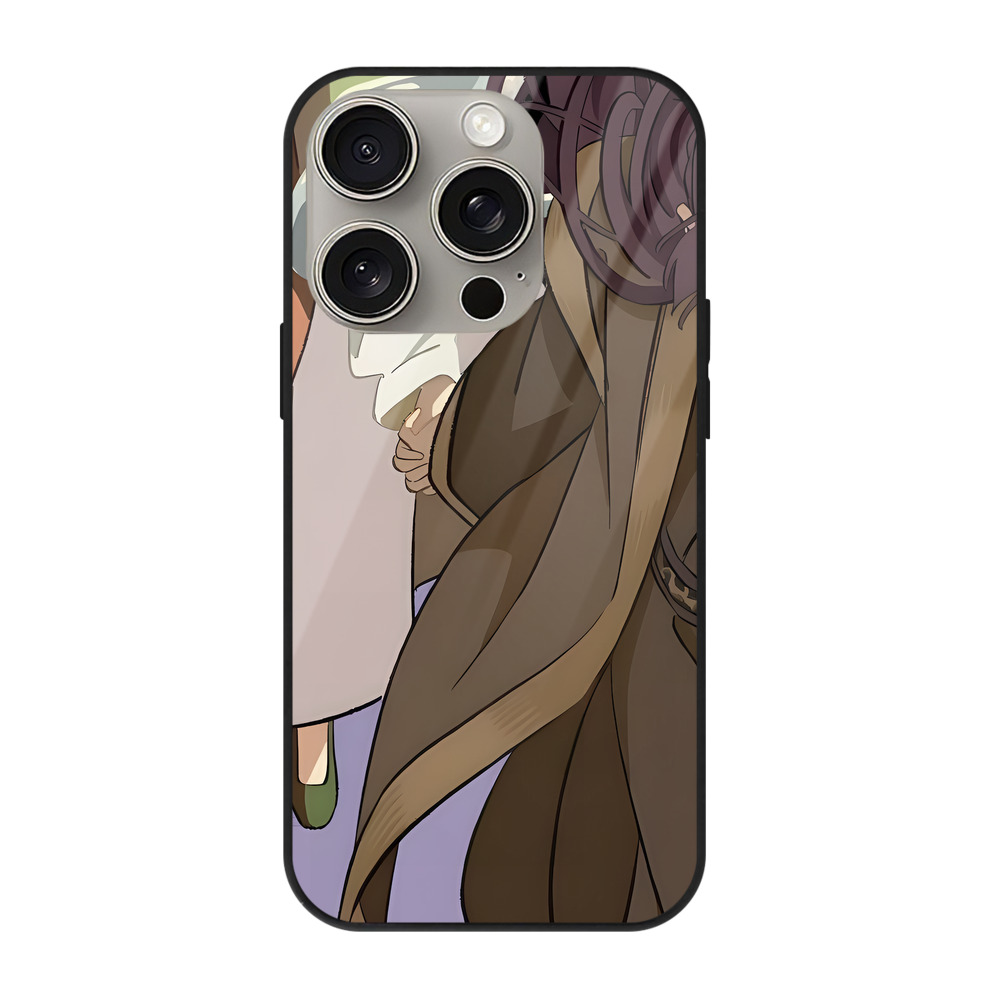 （画像用） 薬屋のひとりごと The Apothecary Diaries 【iPhone15Pro対応】スマホケース 耐衝撃＆黄変防止 背面ガラス