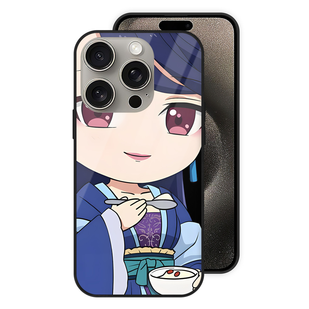 薬屋のひとりごと The Apothecary Diaries 【iPhone15Pro対応】スマホケース 耐衝撃＆黄変防止 背面ガラス