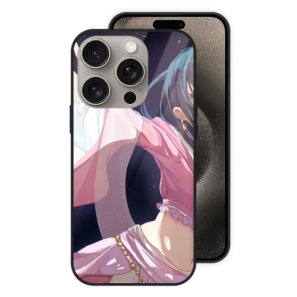 薬屋のひとりごと The Apothecary Diaries 【iPhone15Pro対応】スマホケース 耐衝撃＆黄変防止 背面ガラス