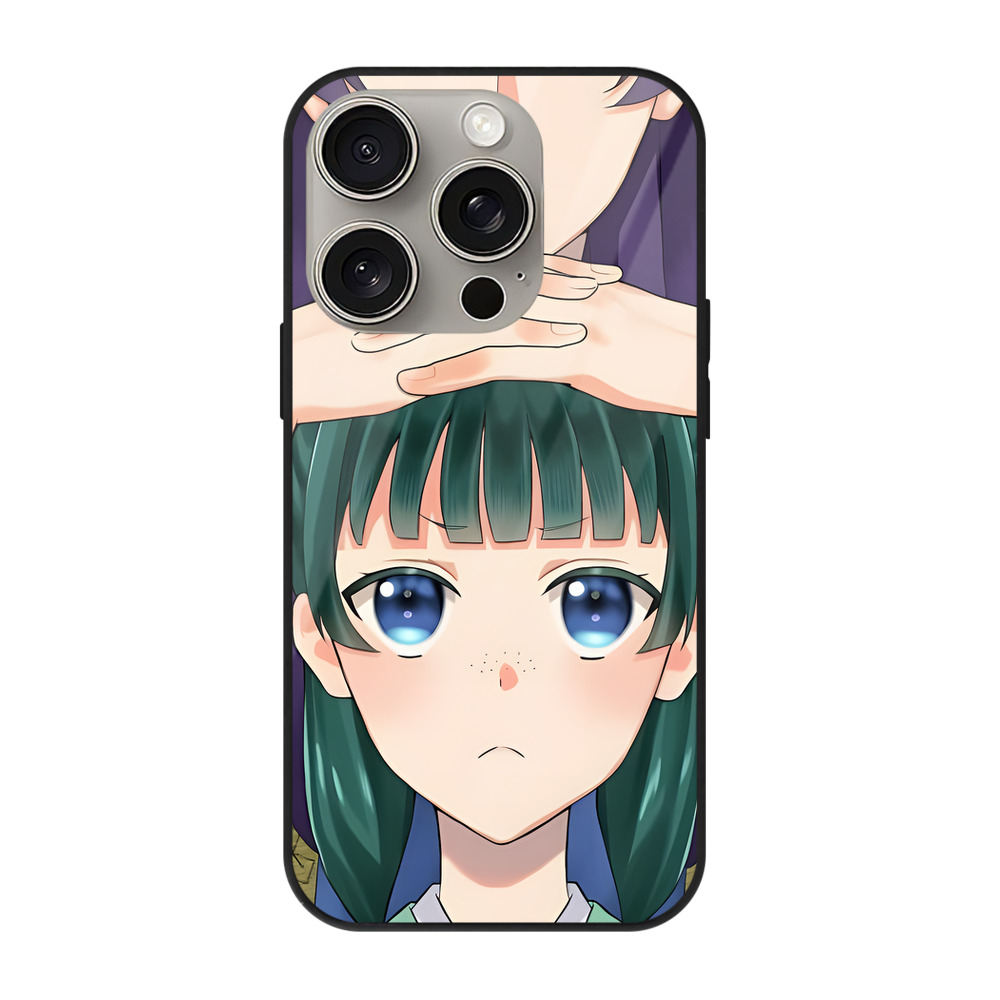 薬屋のひとりごと The Apothecary Diaries 【iPhone15Pro対応】スマホケース 耐衝撃＆黄変防止 背面ガラス