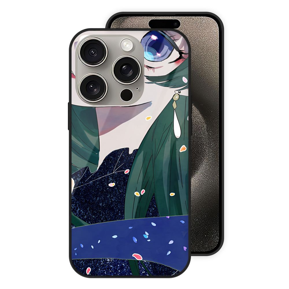 薬屋のひとりごと The Apothecary Diaries 【iPhone15Pro対応】スマホケース 耐衝撃＆黄変防止 背面ガラス