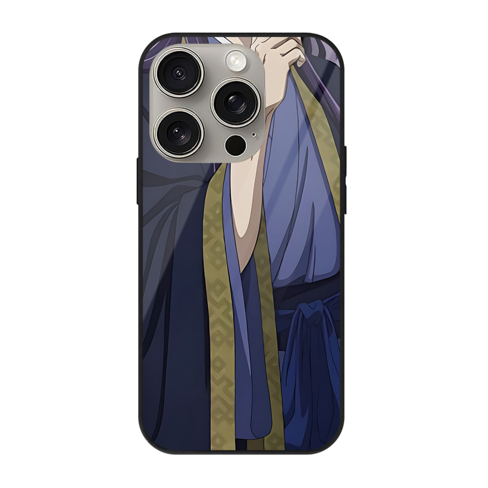 薬屋のひとりごと The Apothecary Diaries 【iPhone15Pro対応】スマホケース 耐衝撃＆黄変防止 背面ガラス