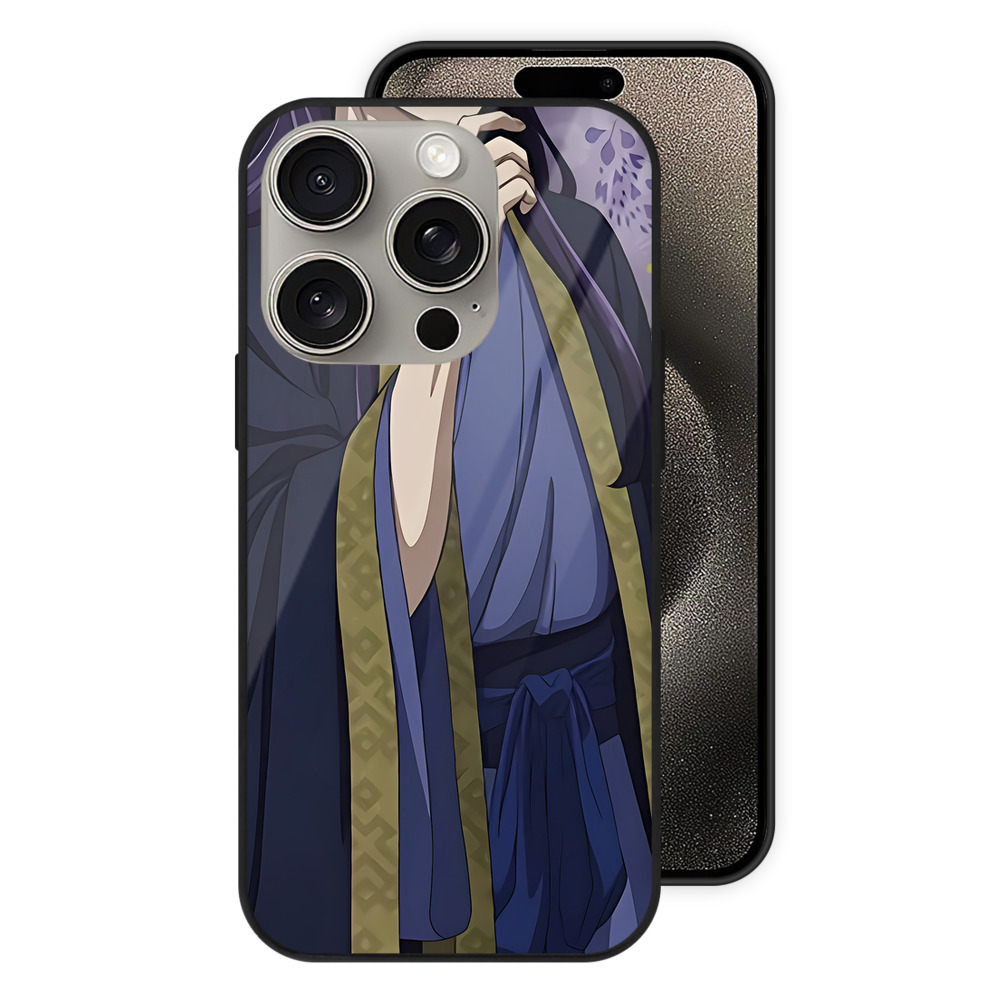 薬屋のひとりごと The Apothecary Diaries 【iPhone15Pro対応】スマホケース 耐衝撃＆黄変防止 背面ガラス