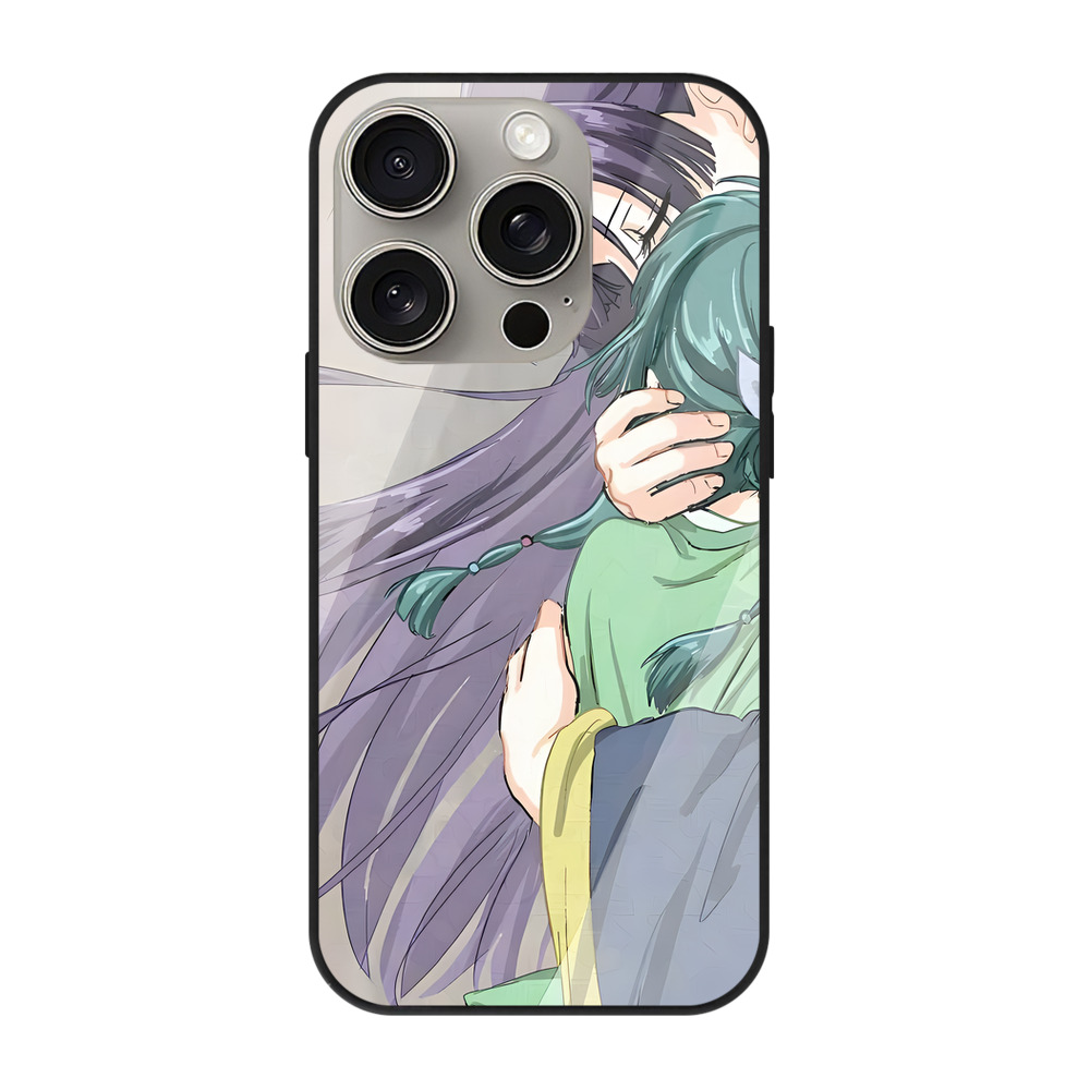 （画像用） 薬屋のひとりごと The Apothecary Diaries 【iPhone15Pro対応】スマホケース 耐衝撃＆黄変防止 背面ガラス