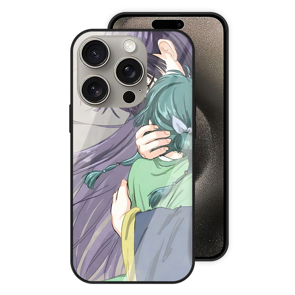 （画像用） 薬屋のひとりごと The Apothecary Diaries 【iPhone15Pro対応】スマホケース 耐衝撃＆黄変防止 背面ガラス