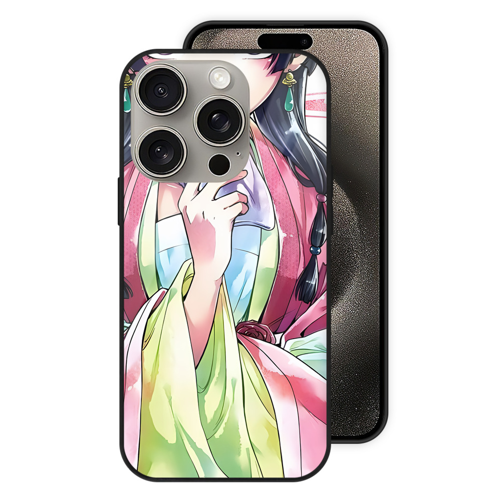 薬屋のひとりごと The Apothecary Diaries 【iPhone15Pro対応】スマホケース 耐衝撃＆黄変防止 背面ガラス