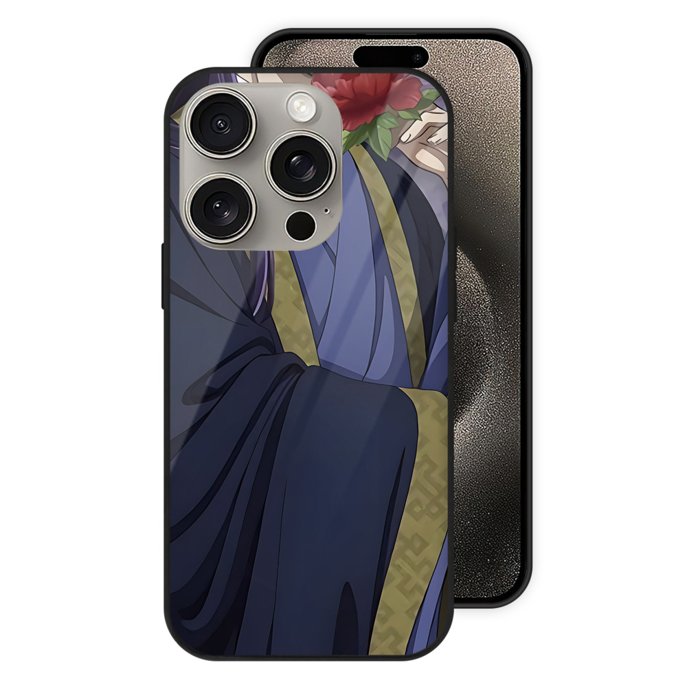 （画像用） 薬屋のひとりごと The Apothecary Diaries 【iPhone15Pro対応】スマホケース 耐衝撃＆黄変防止 背面ガラス